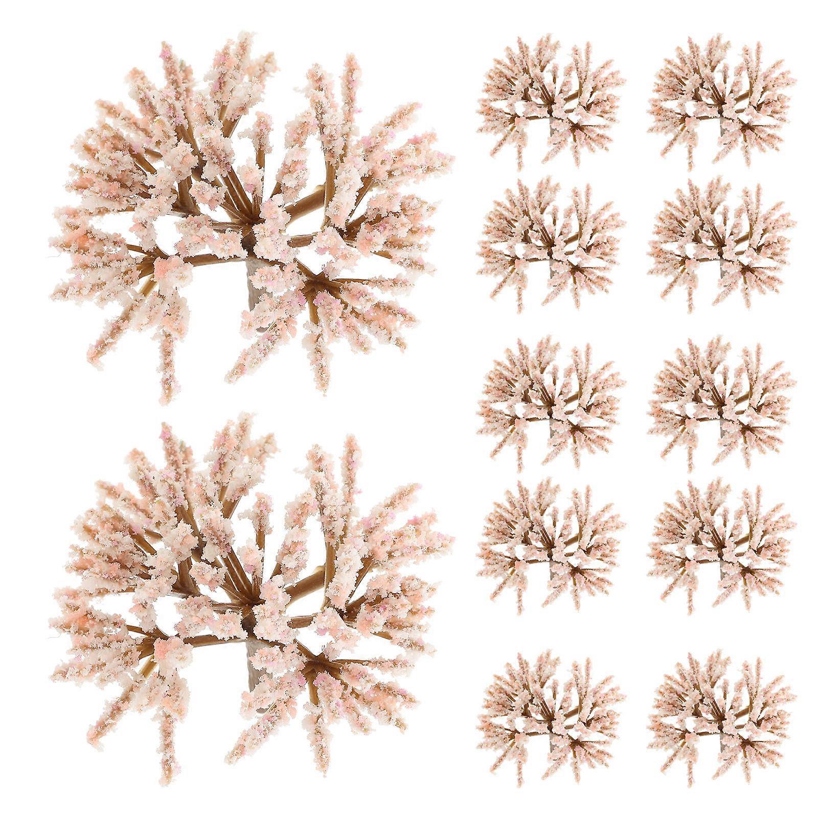 Simulation Blossom Tree Indoor Decoration ABS Material 6.00X6.00X5.50CM 20Pack