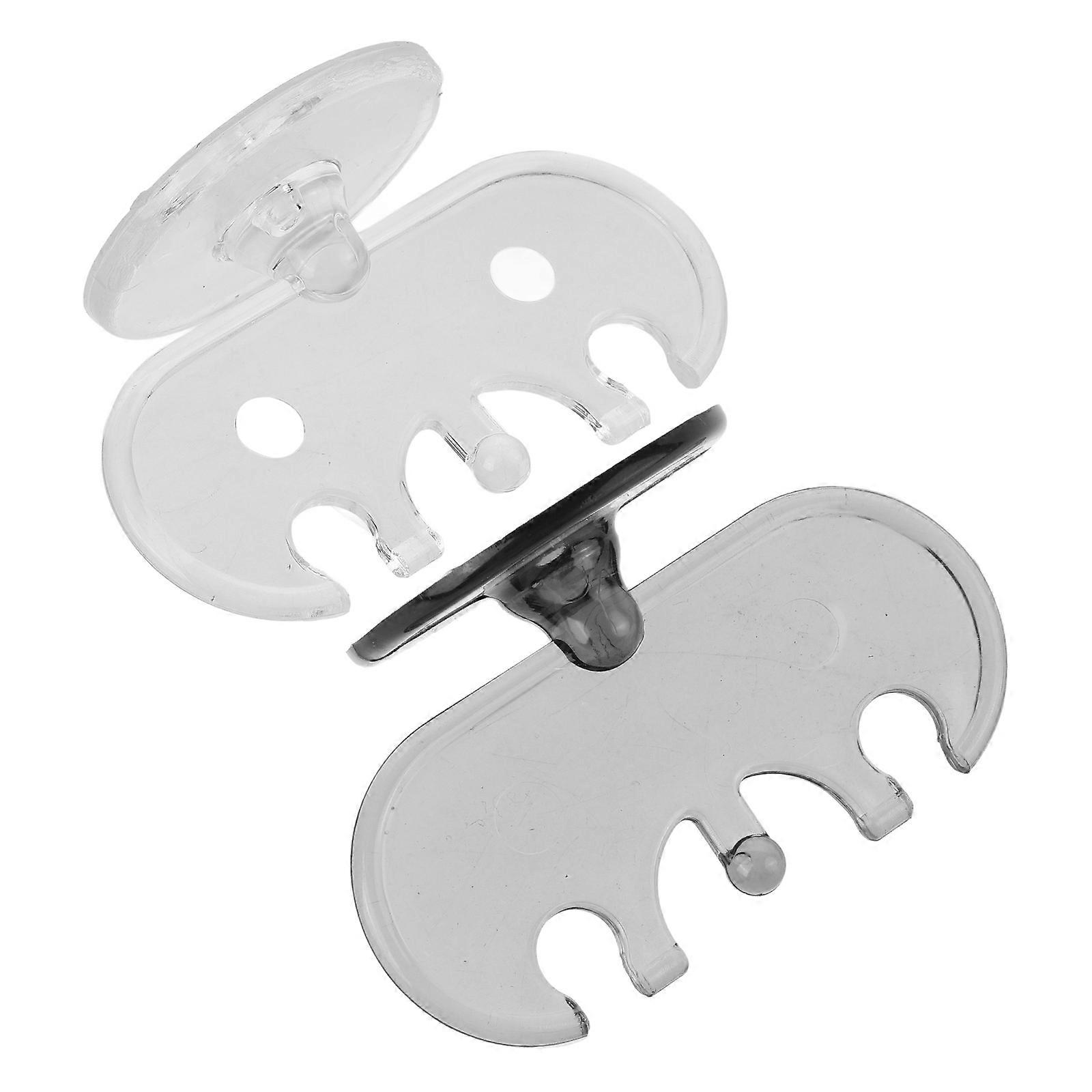 Toothbrush Storage Mounted Plastic Material 8.50X5.50X5.00CM 2Pcs