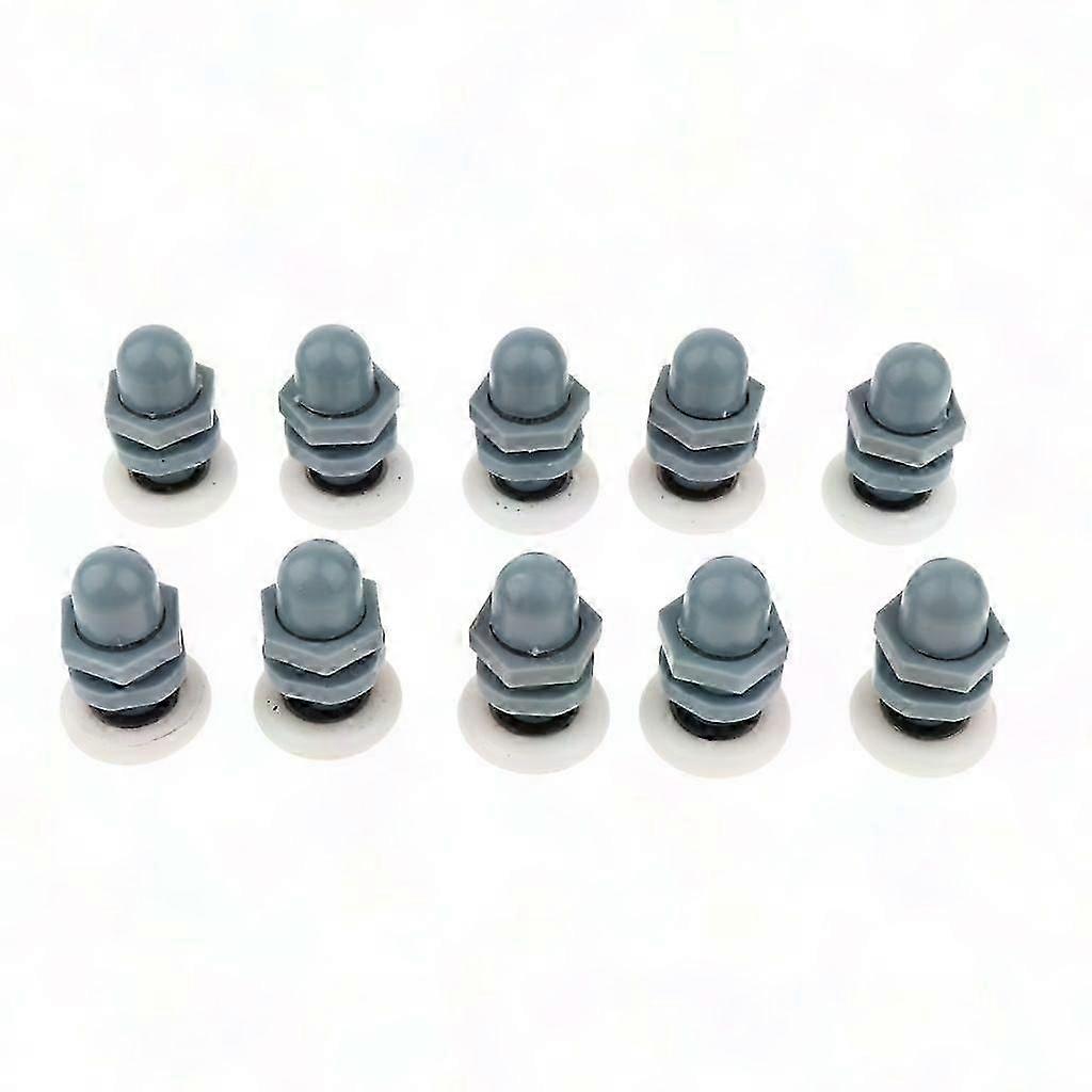 10 Pcs Sliding Shower Door Rollers - 25mm Wheels