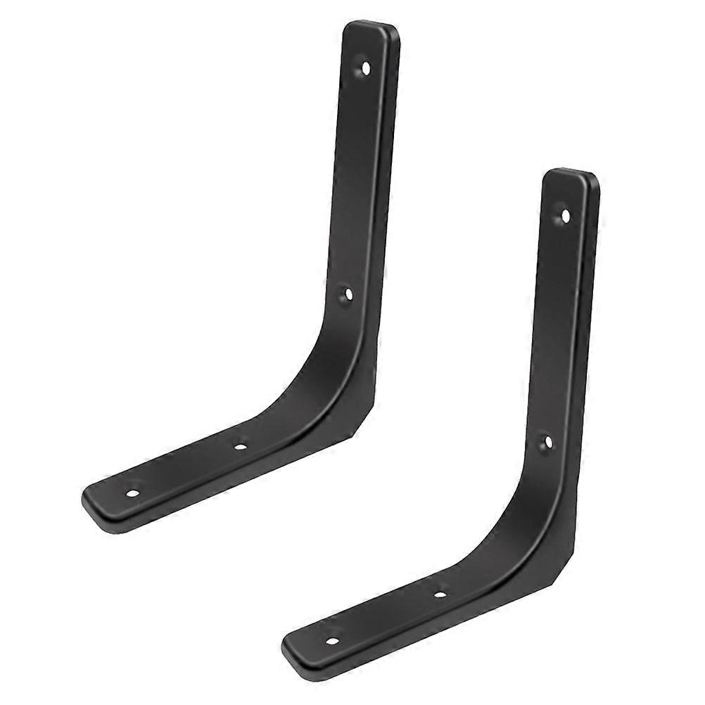 Shelving Brackets Triangle Shape Modern Design Home Storage Solution Cold Rolled Steel 2Sets