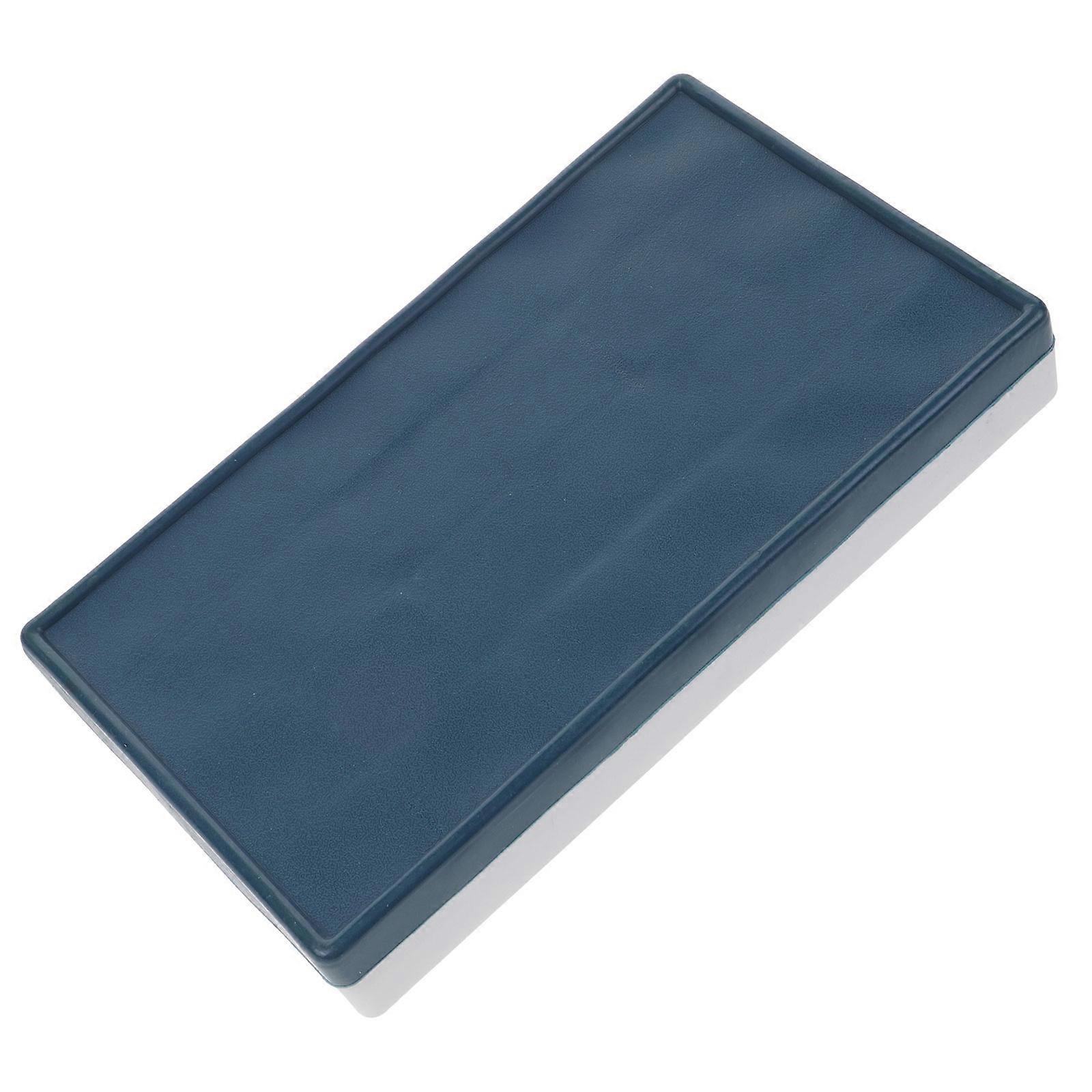Painting Colour Mixing Tray Artists Studio Artwork Dark Blue 8.5×4.9×1.2in Pigment Storage Portable Palette 1Pack