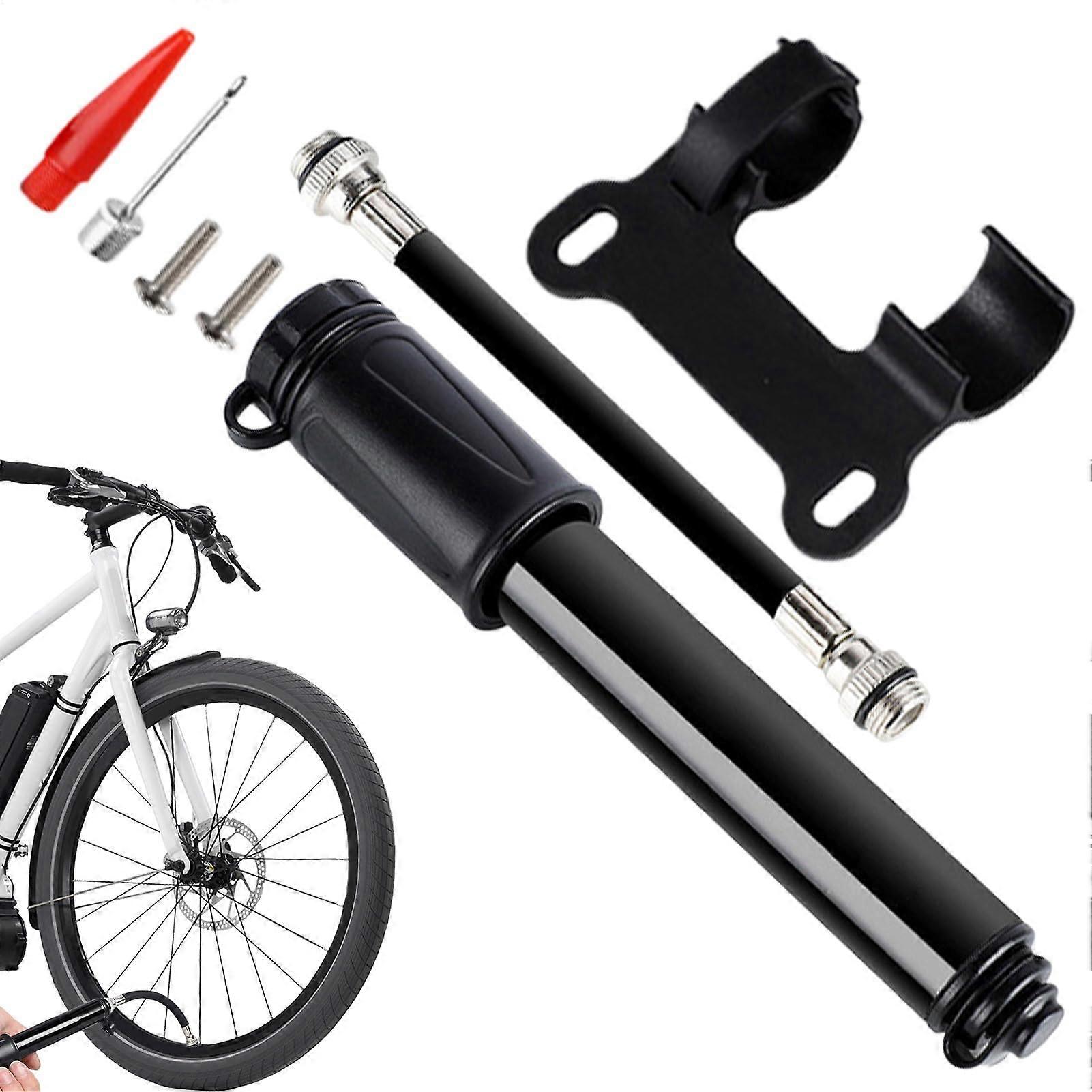 Portable Bicycle Pump, Compact Tyre Compressor with  Pressure