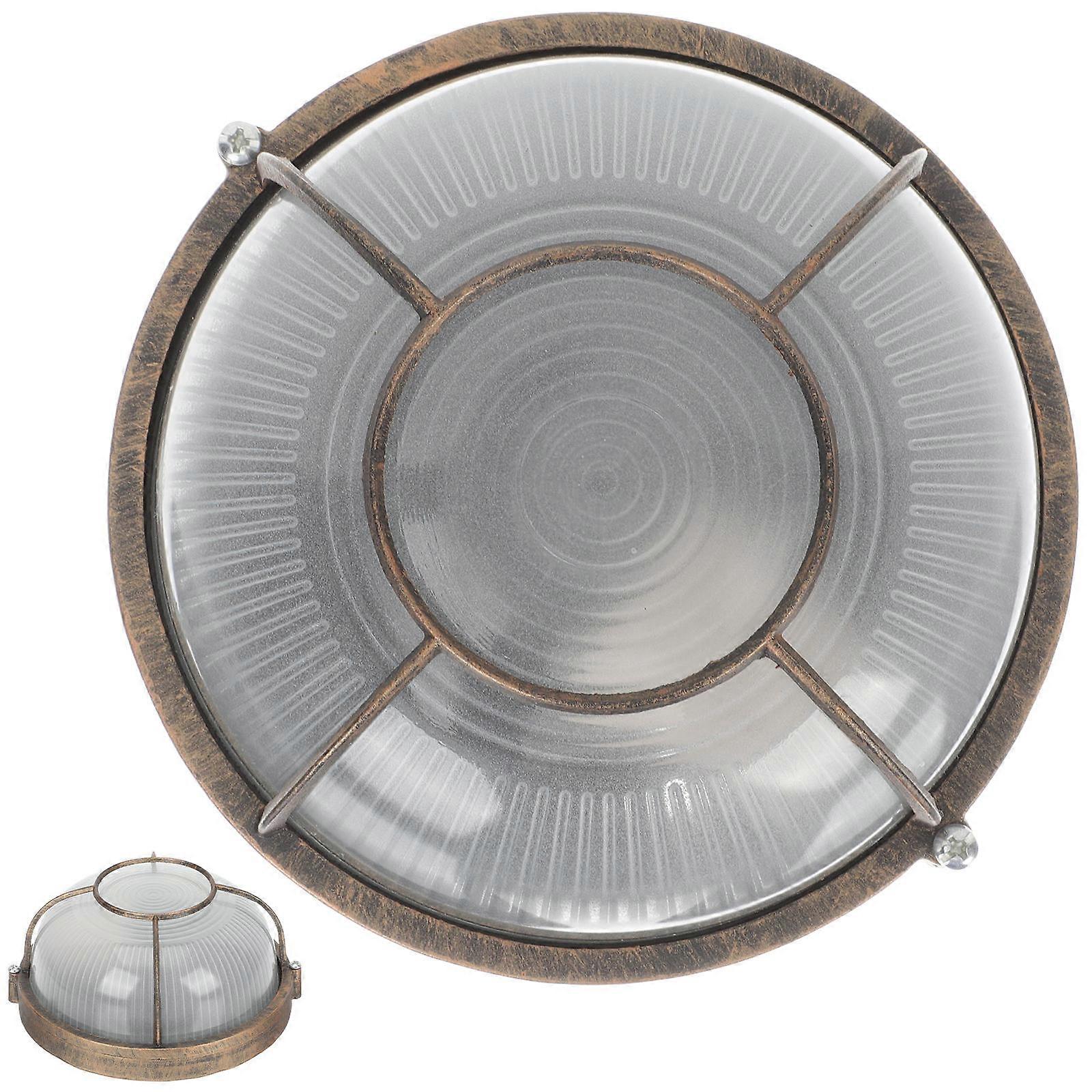 Led Light Vintage Wall Lamp Driveway 17.50X17.50X9.00CM Round 1Pack