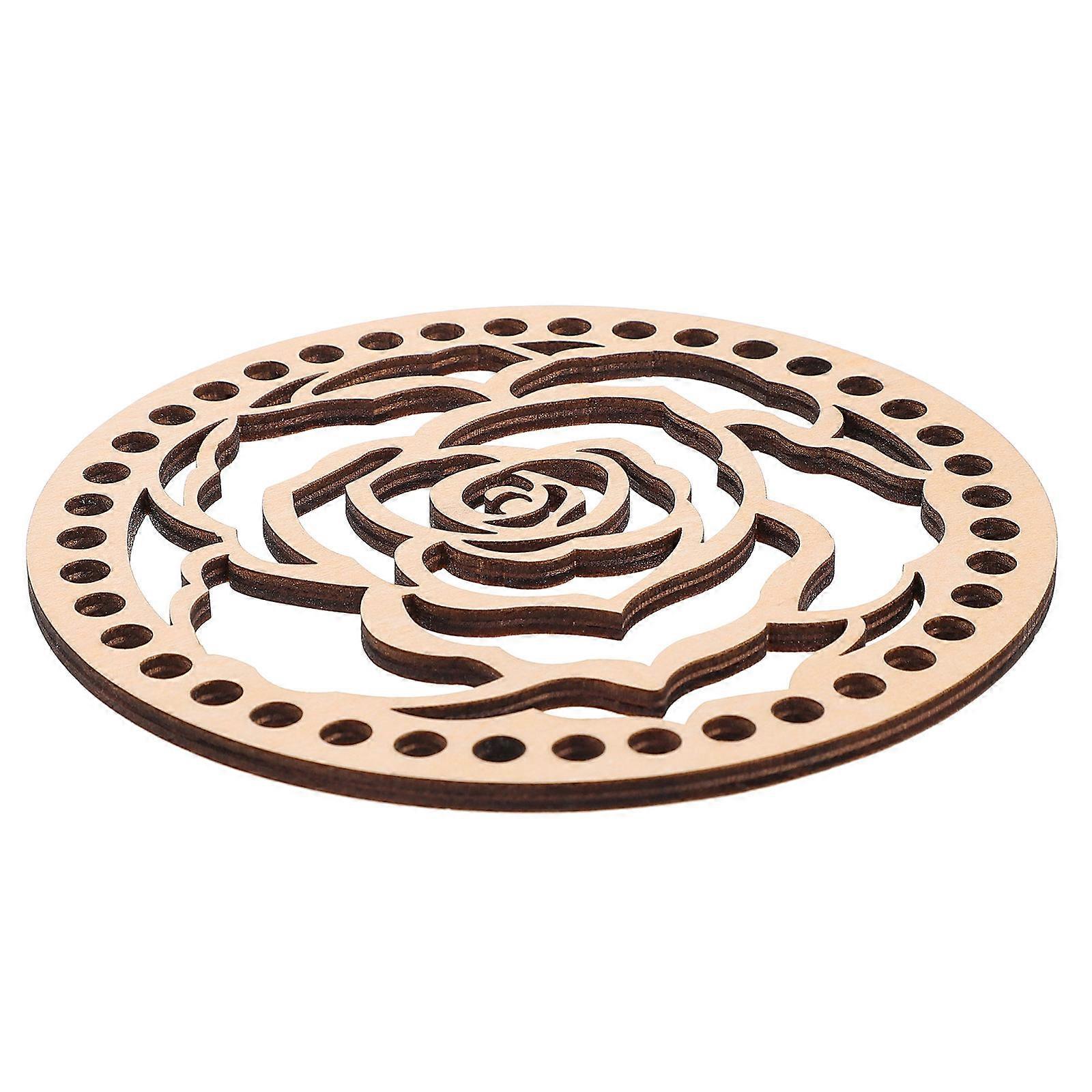 Wooden Round Hollow Handbag Shaper for DIY Craft Projects – Durable Material for Bag Repair and Creation, Ideal for Friends and Family