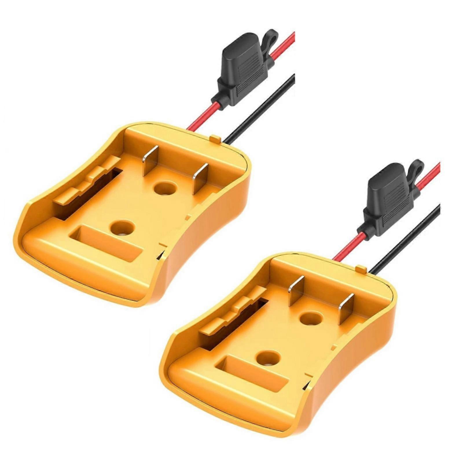 Multipurpose 18V Battery Extension Cable Overloads Protections Power Adaptors For Electric Tool And Emergency Lighting Multicolor