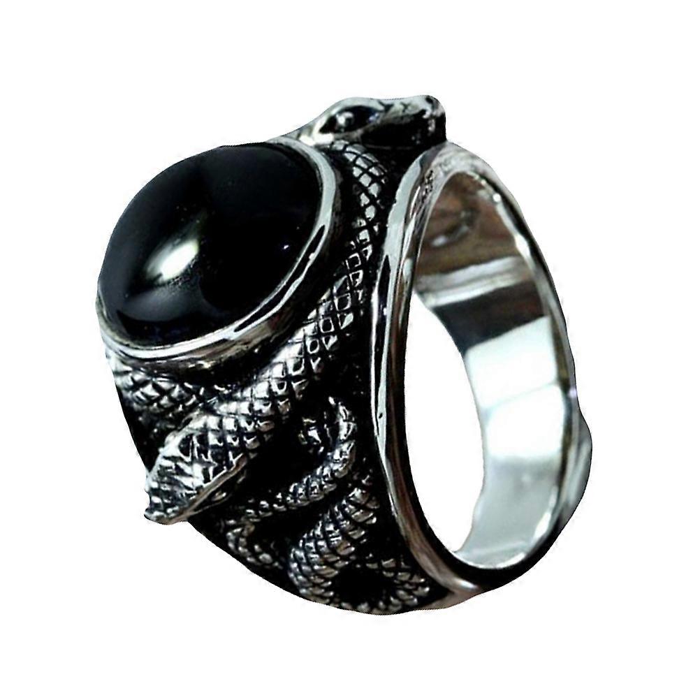 Anneau en métal de fer noir durable pour la décoration à la mode Bijoux à la main taille unique convient à tous