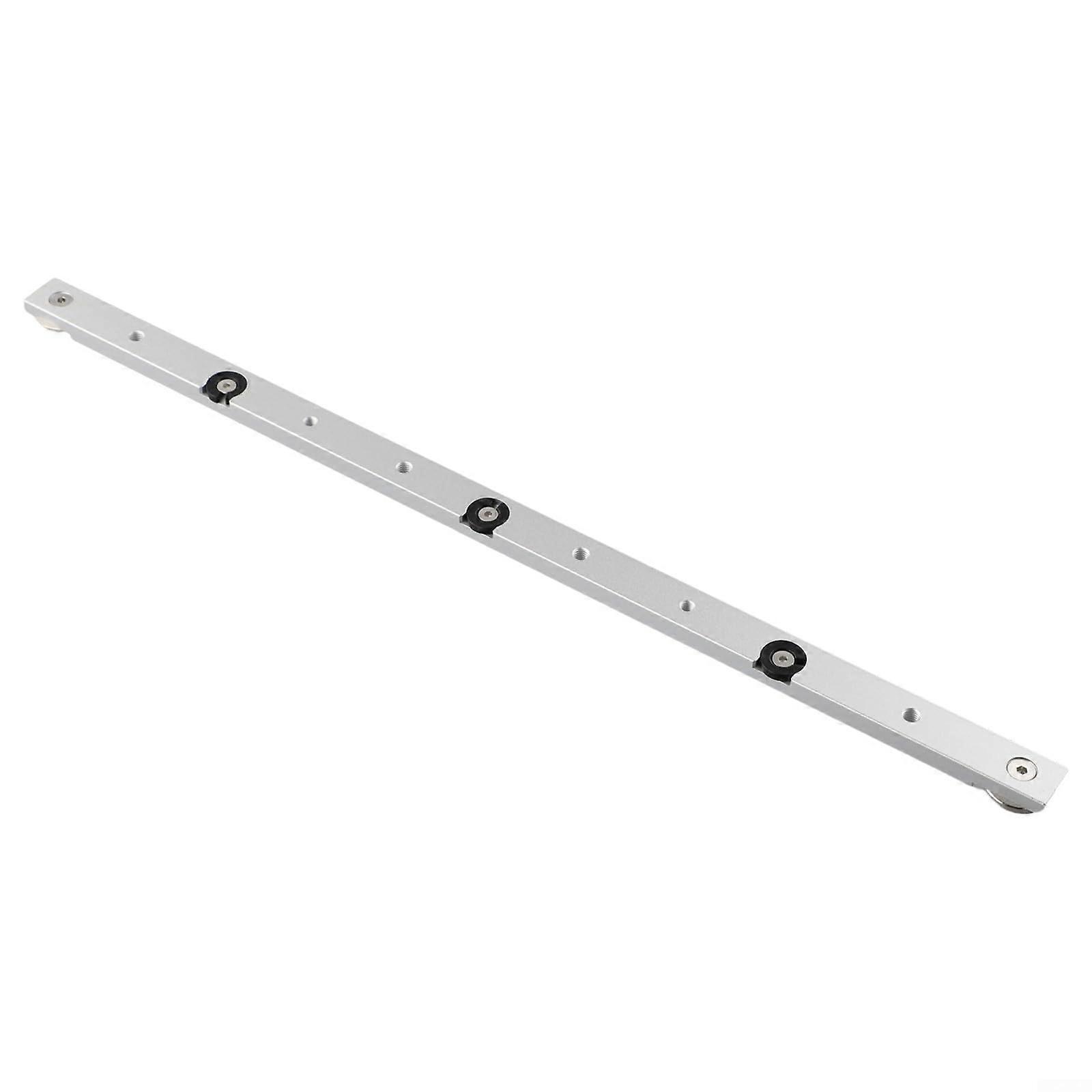 Aluminum Miter Track System with Rod Slider for Table Saw, 450mm Precision Woodworking Miter Bar