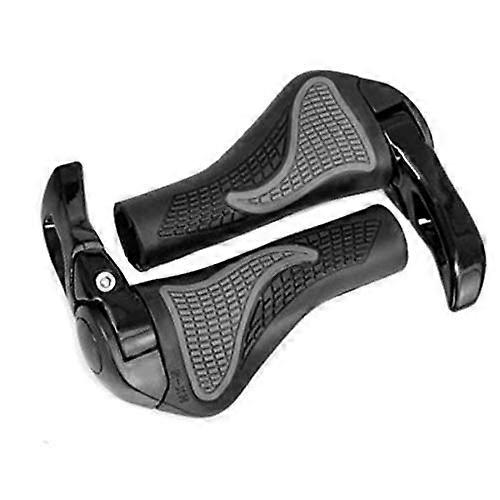 Mountain Bike Rubber Handlebar End Caps 2 Piece Set Anti-Slip Bar End for MTB Fits Standard Handlebars