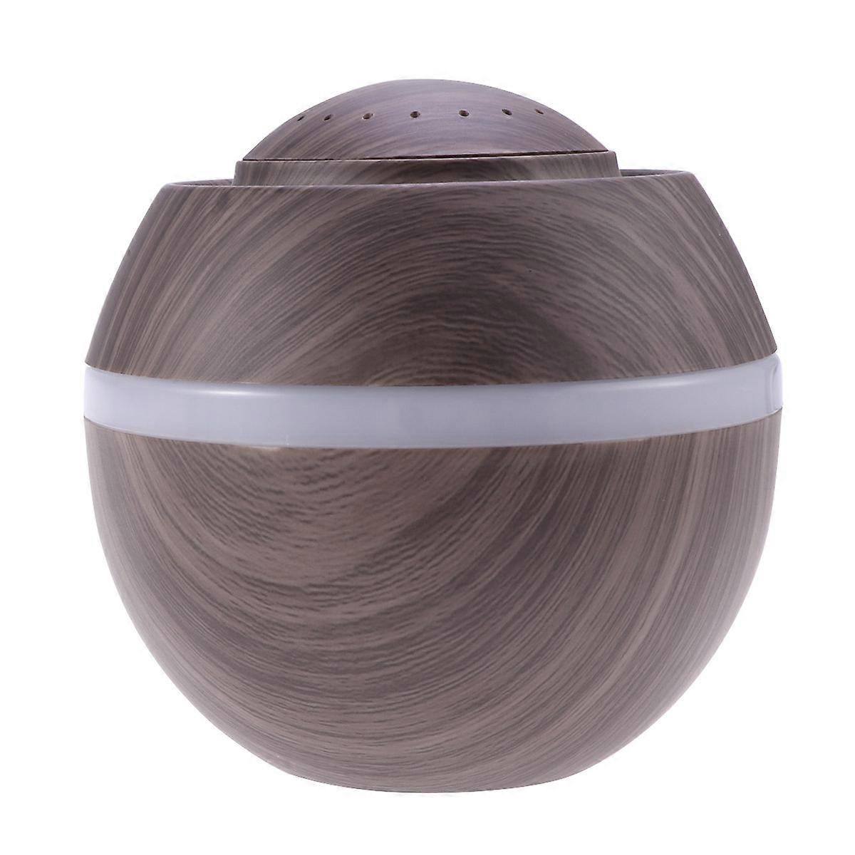 Mini Household Humidifier with Deep Wood Grain Design – Air Diffuser for Bedroom or Car, Purifies Air and Reduces Skin Dryness for Relaxation