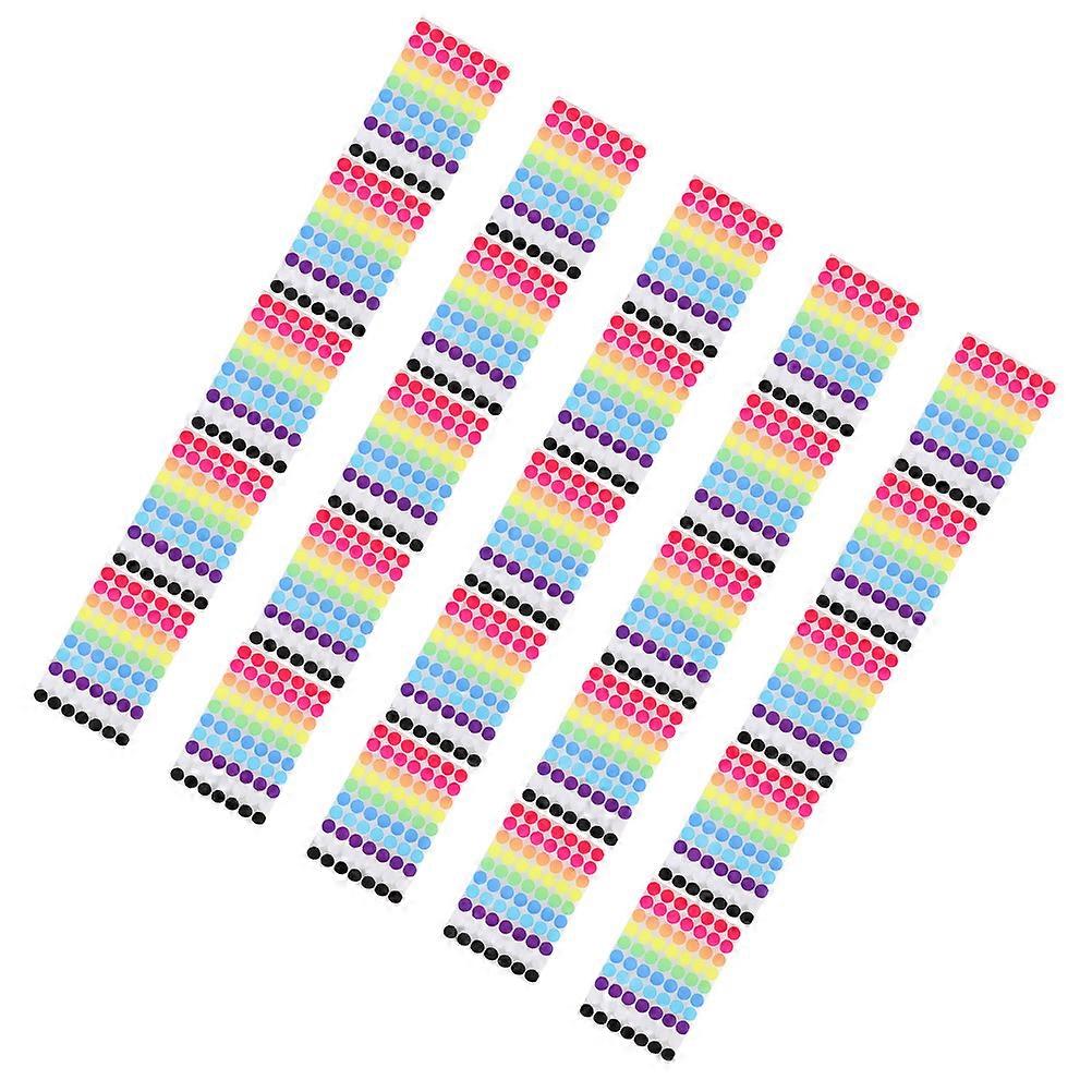 Dot Stickers 25 Sheets Self Adhesive Round Labels for Color Coding, School Projects, Home Organization, and Crafting Decorations