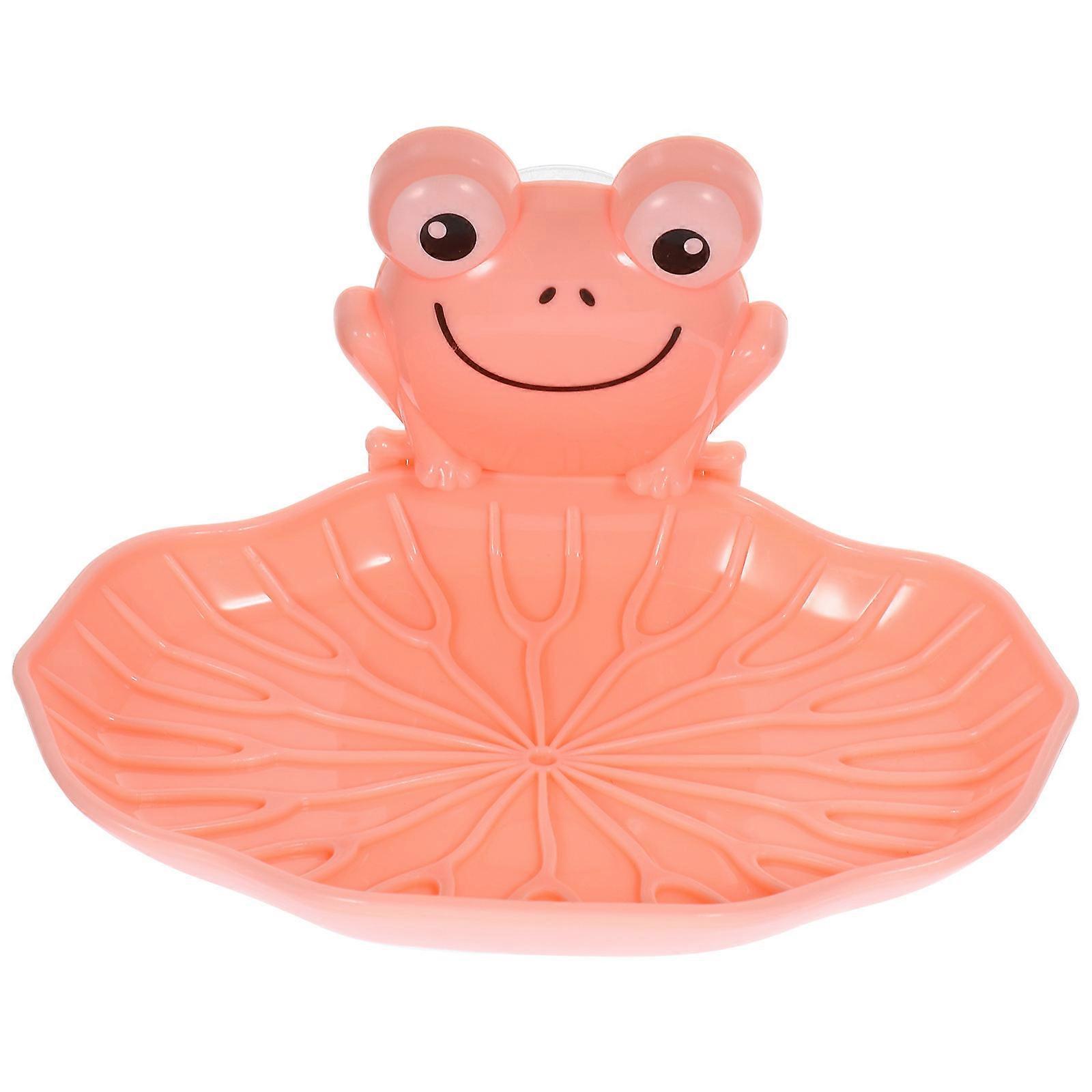 Sky-blue Plastic Gecko Decorations for Turtle Terrarium Soap Tray 1 Set