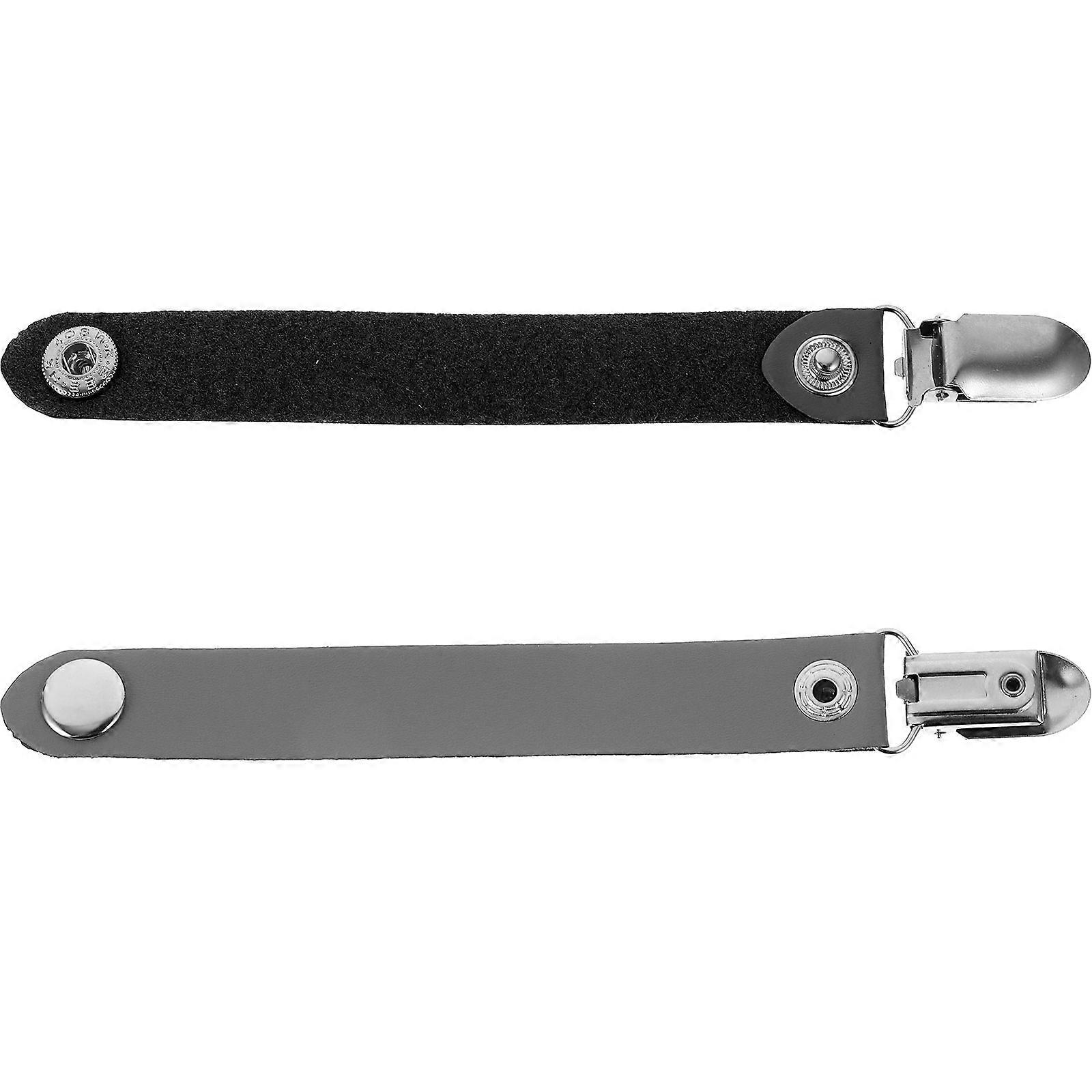 2pcs Hat Clip for Travel Lightweight PU and Metal Multifunctional Adult Use
