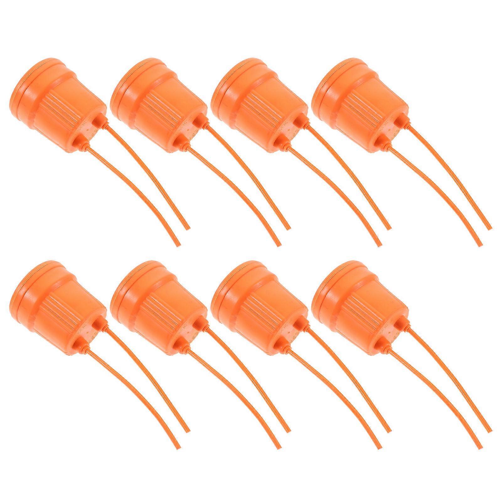 Light Bulb Fitting Leak-Proof Ceramic Material Lamp Socket For Home Use 8Pcs