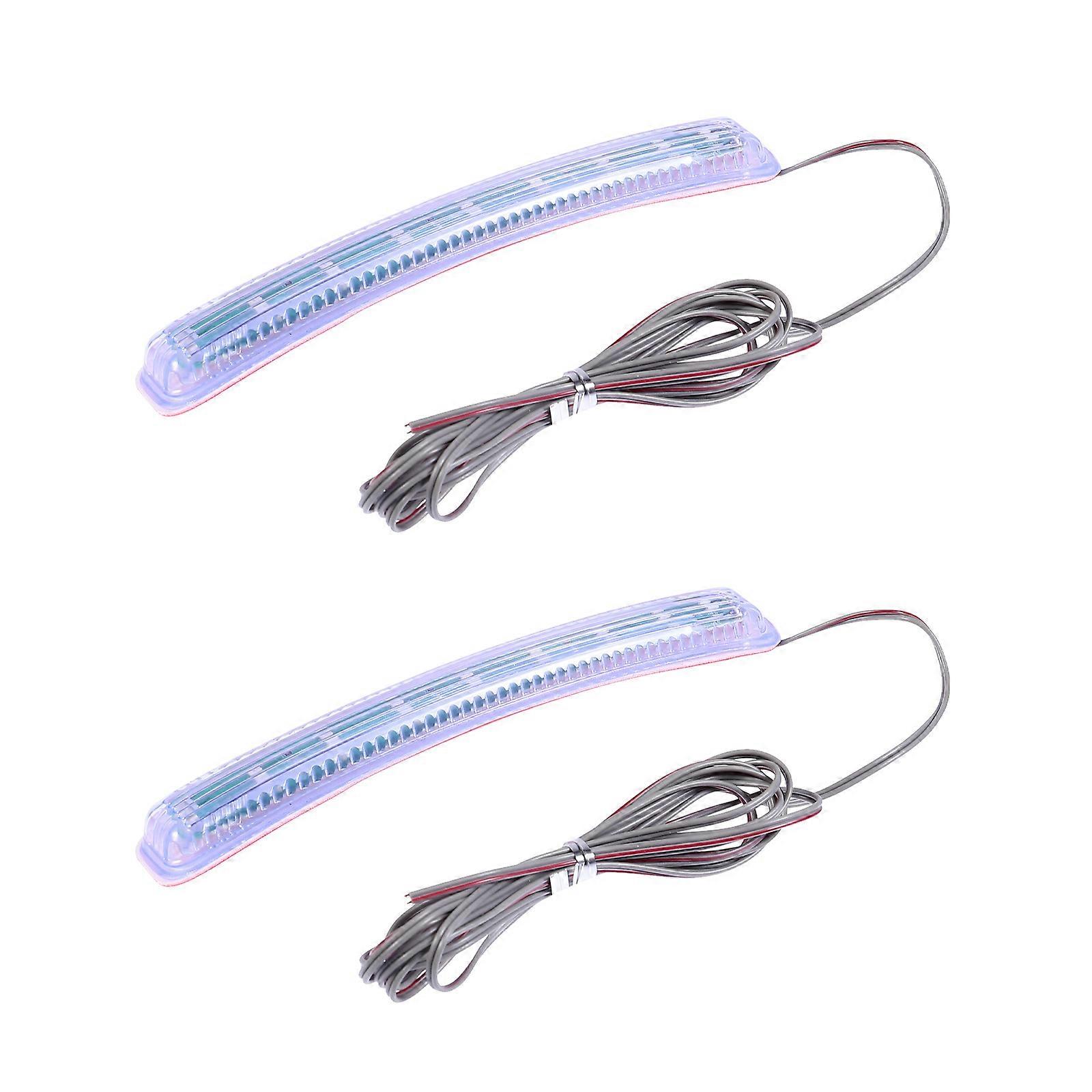 Side Mirror Turn Signal Light Assorted Color Plastic Auto Turn Signal Light for Size 1 Pair