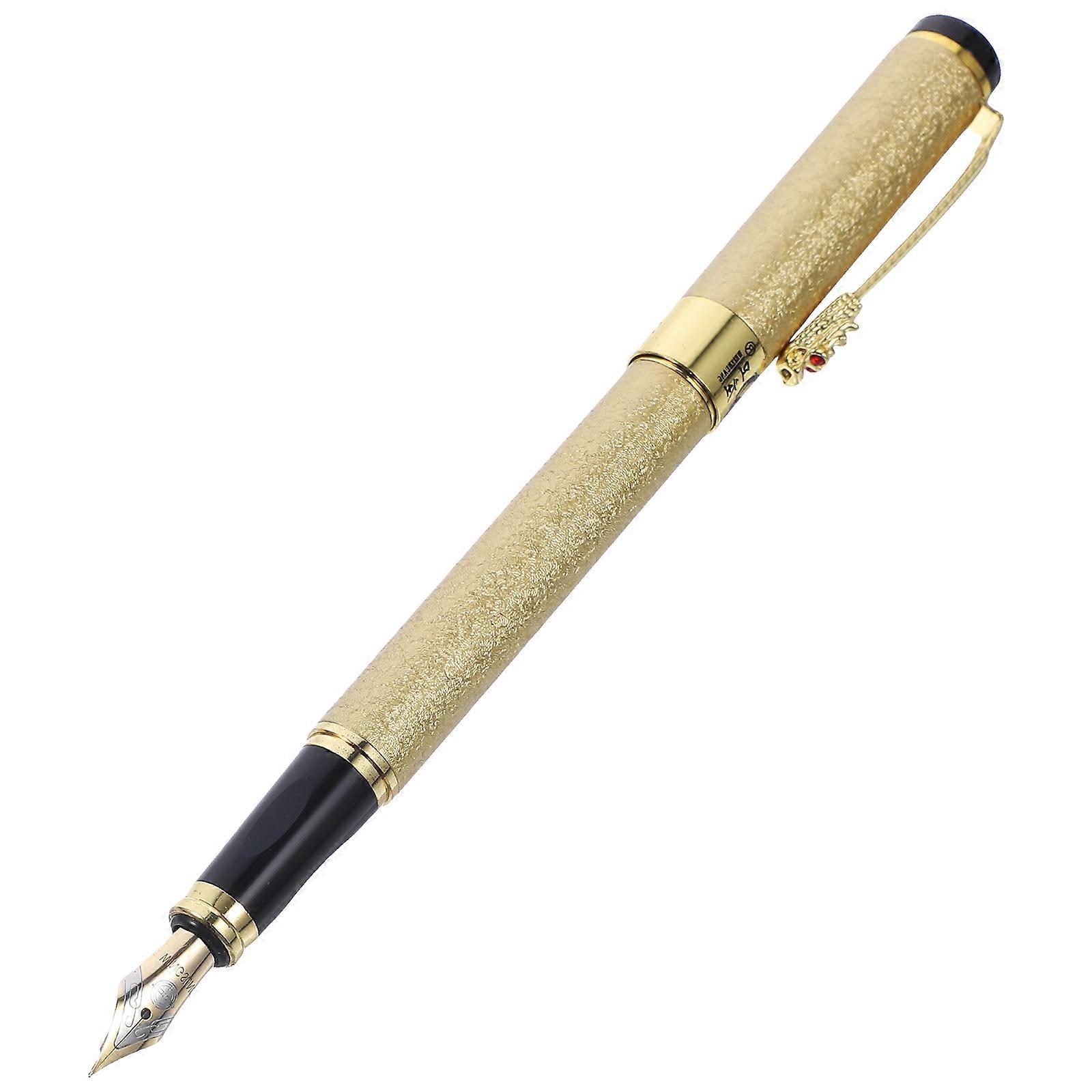 Portable Fountain Pen Calligraphy Practice Tool For Home Use Simple Design Metal Material 1Pcs