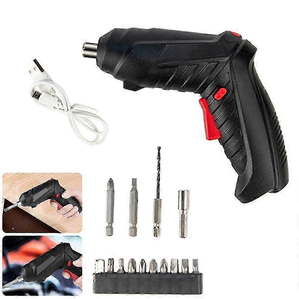 2025 Latest Model Cordless Electric Screwdriver Drill 3.6V USB Charge Bath Head
