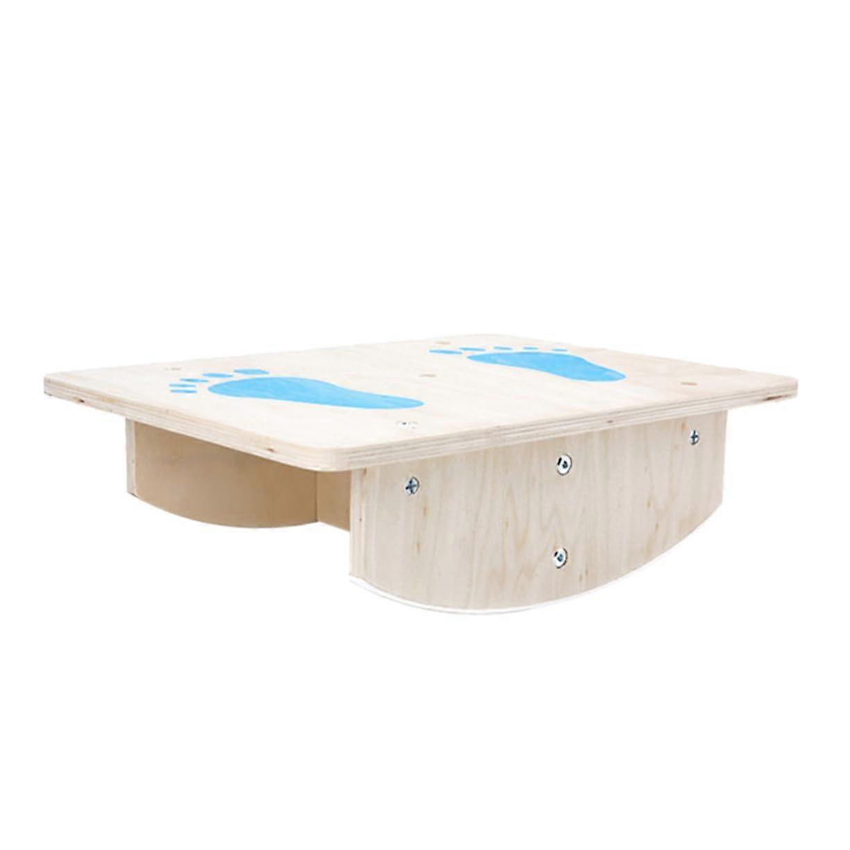 Wood Balance Board for Indoor and Outdoor Use, Non-Slip Ergonomic Design, Promotes Playful Learning for Kindergarten