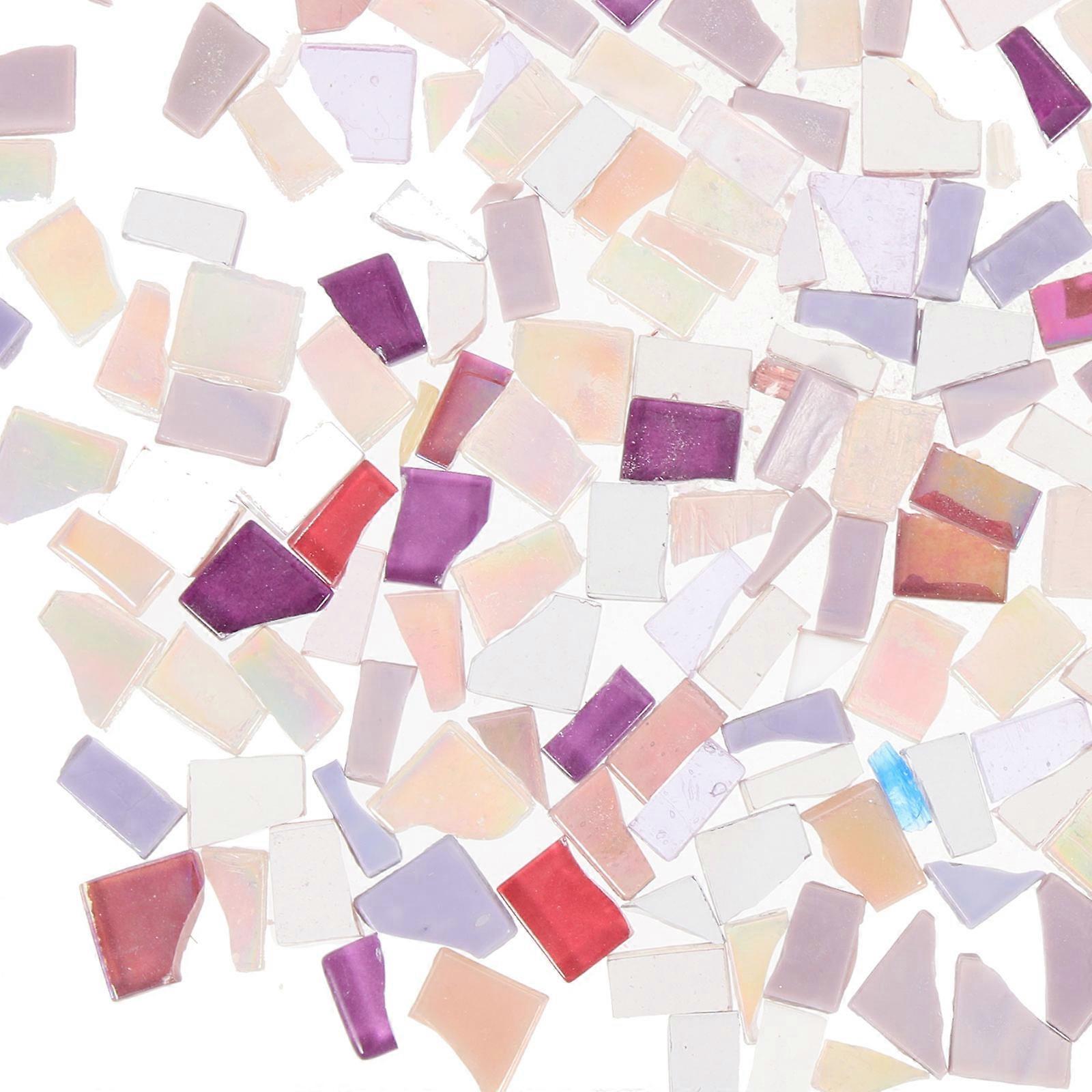 Handmade Irregular Glass Tile Pieces for DIY Craft, Jewelry Making, and Home Decor Projects