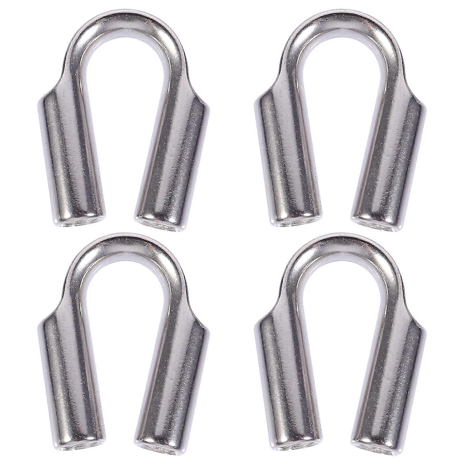 Cable Fixing Thimble 4Pcs Stainless Steel For Cables Ensuring Effective Fixing And Enhanced Durability