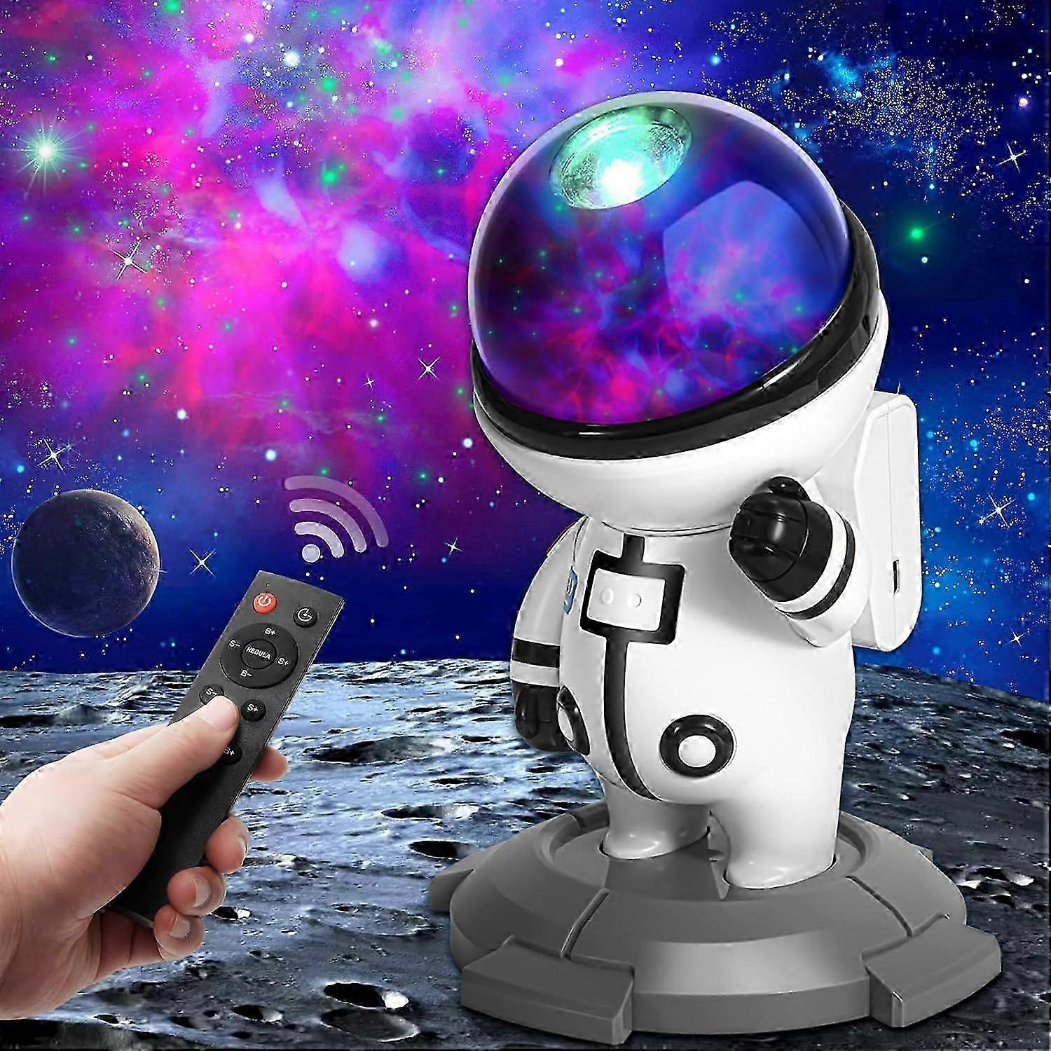 2025 Astronaut Galaxy Star Projector Night Light, and Remote Control, Brightness and Speed Adjustment, Galaxy Lamp Ceiling and Walls Bedrooms, Gift