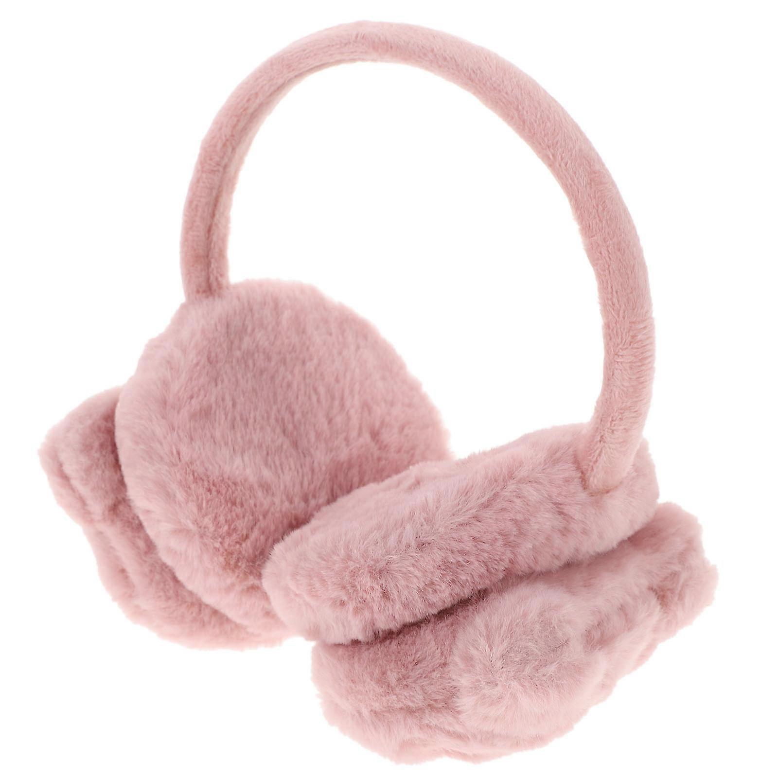 Plush Panda Ear Muffs 1Pcs Pink Ear Protector for Winter with Panda Charm
