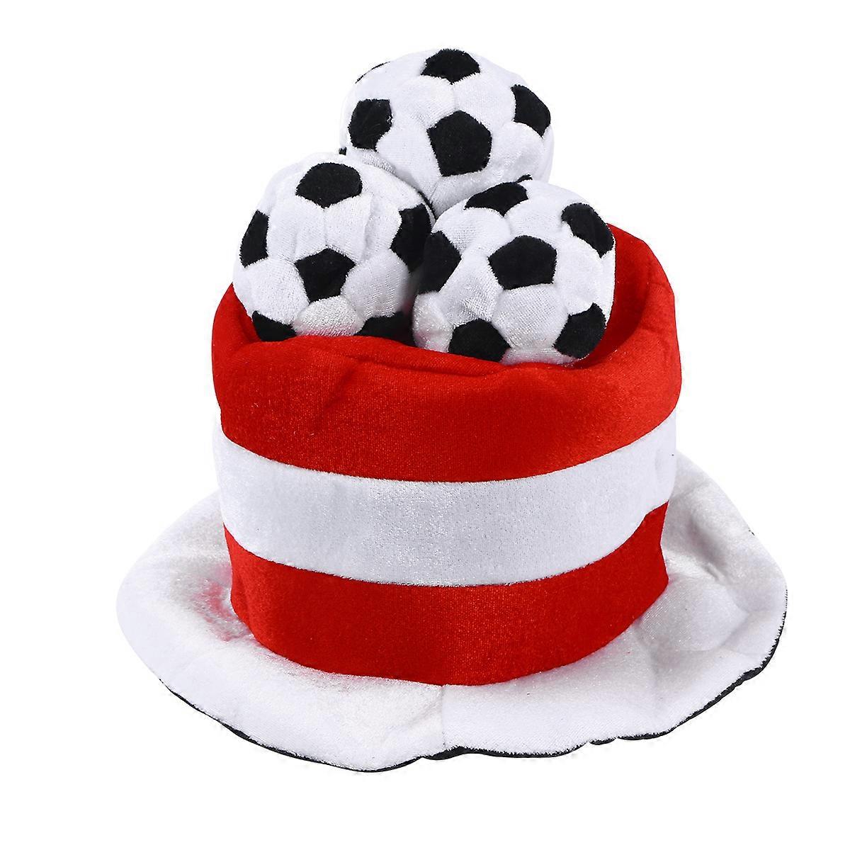 Multi Color Football Fan Hat for Decoration Soft and Comfortable Wear Show Support to 7.5 Inches