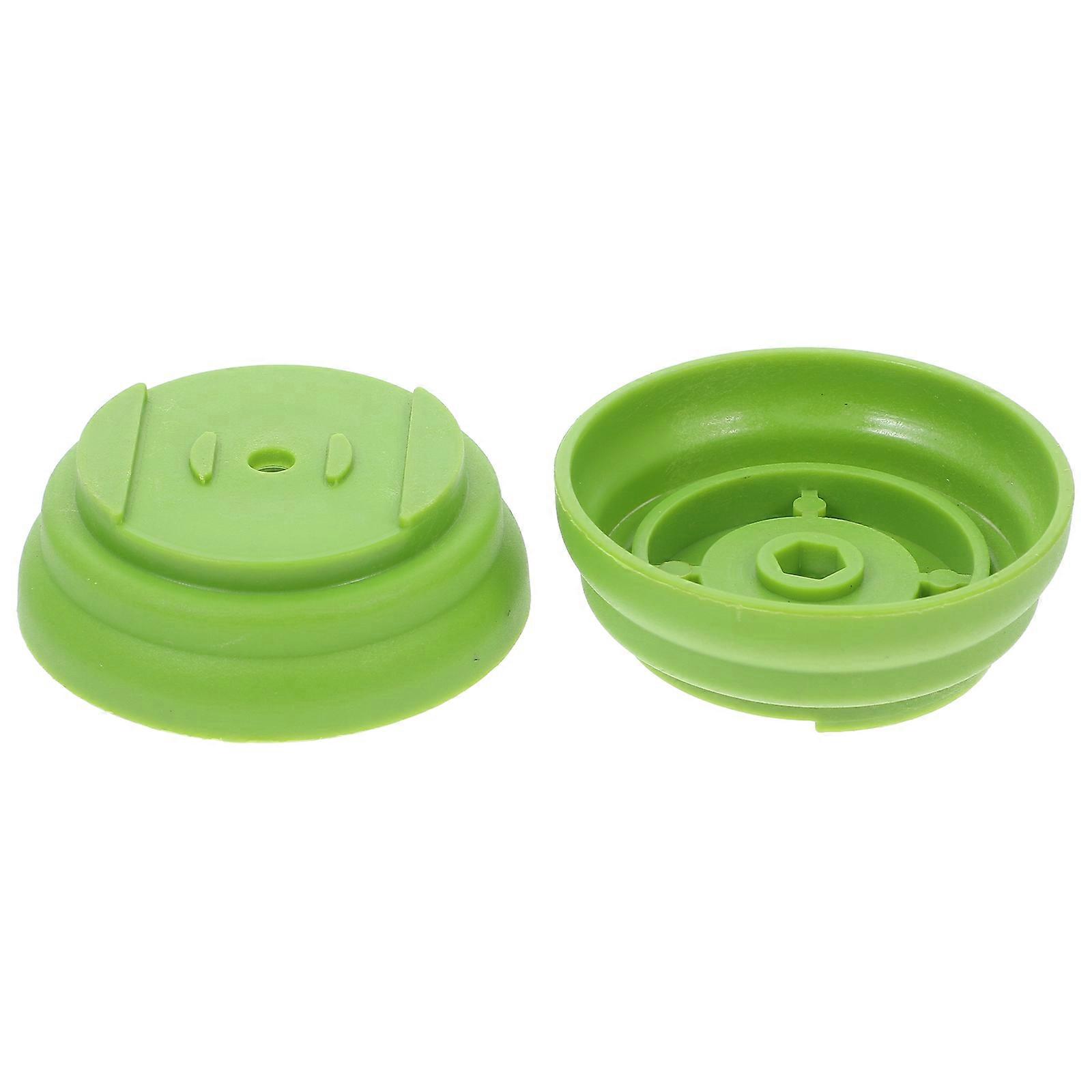 2Pcs Mower Base For Small Brush Accessory Designed For Home Gardening Enthusiasts In Green Color