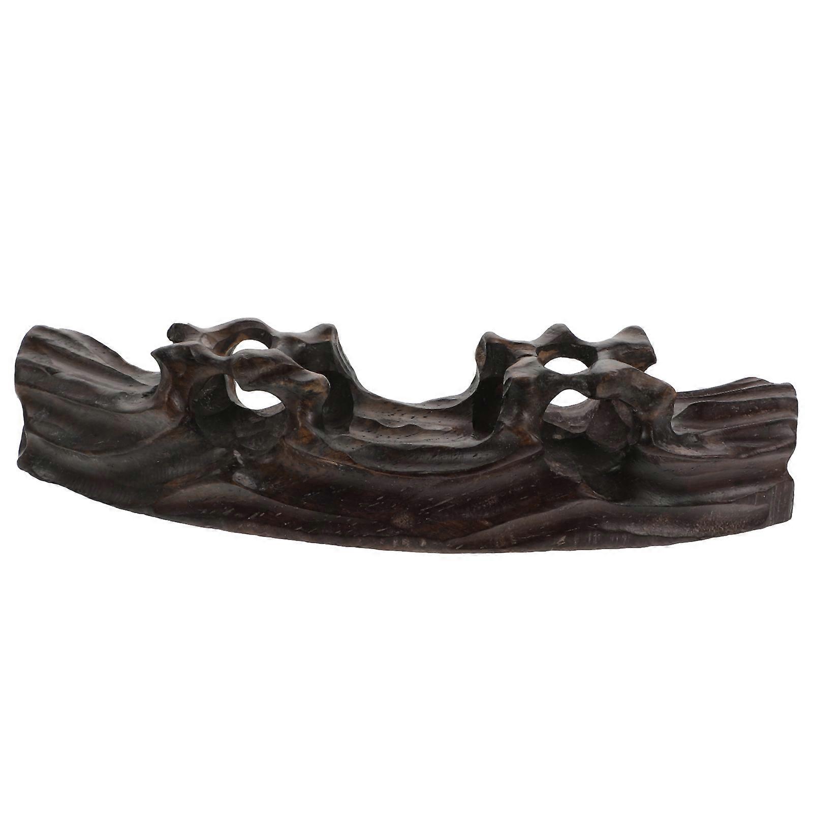 Coffee Calligraphy Pen Holder Synthetic Material Brush Rack for Home Use Sturdy Durable Design