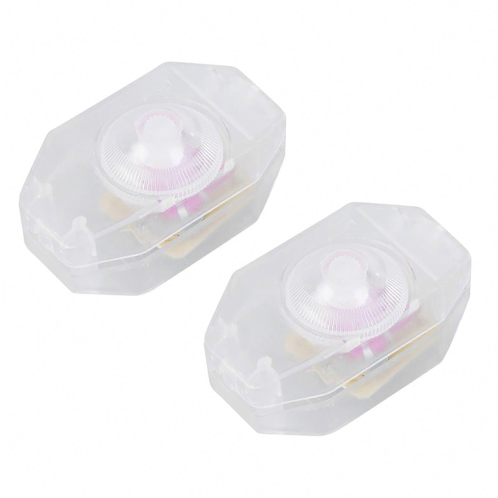 2Pieces Sturdy Plastic LED Dimmer Switches 220V 230V with Various Lighting Devices Daily Casual Use Home Accessory
