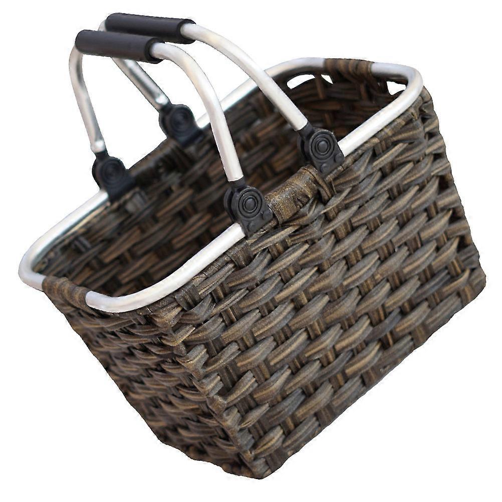 Multi-Purpose Home Organizer Woven Basket For Shopping 36X26X25CM Strong 1Pc