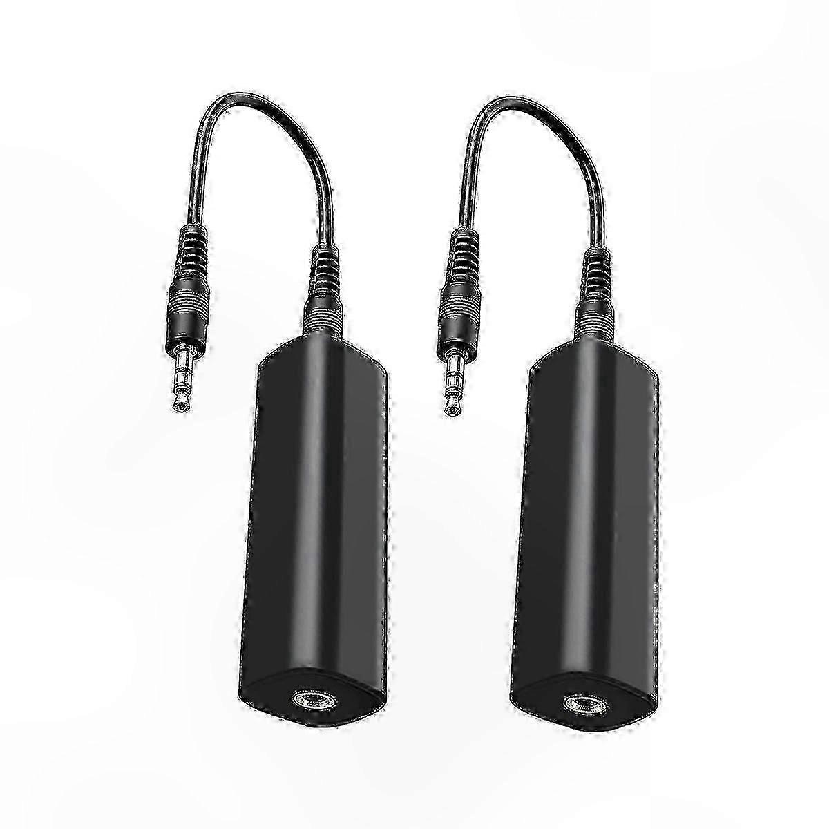 3.5mm Ground Loop Isolator for Car Audio Noise Reduction (2 Pack)