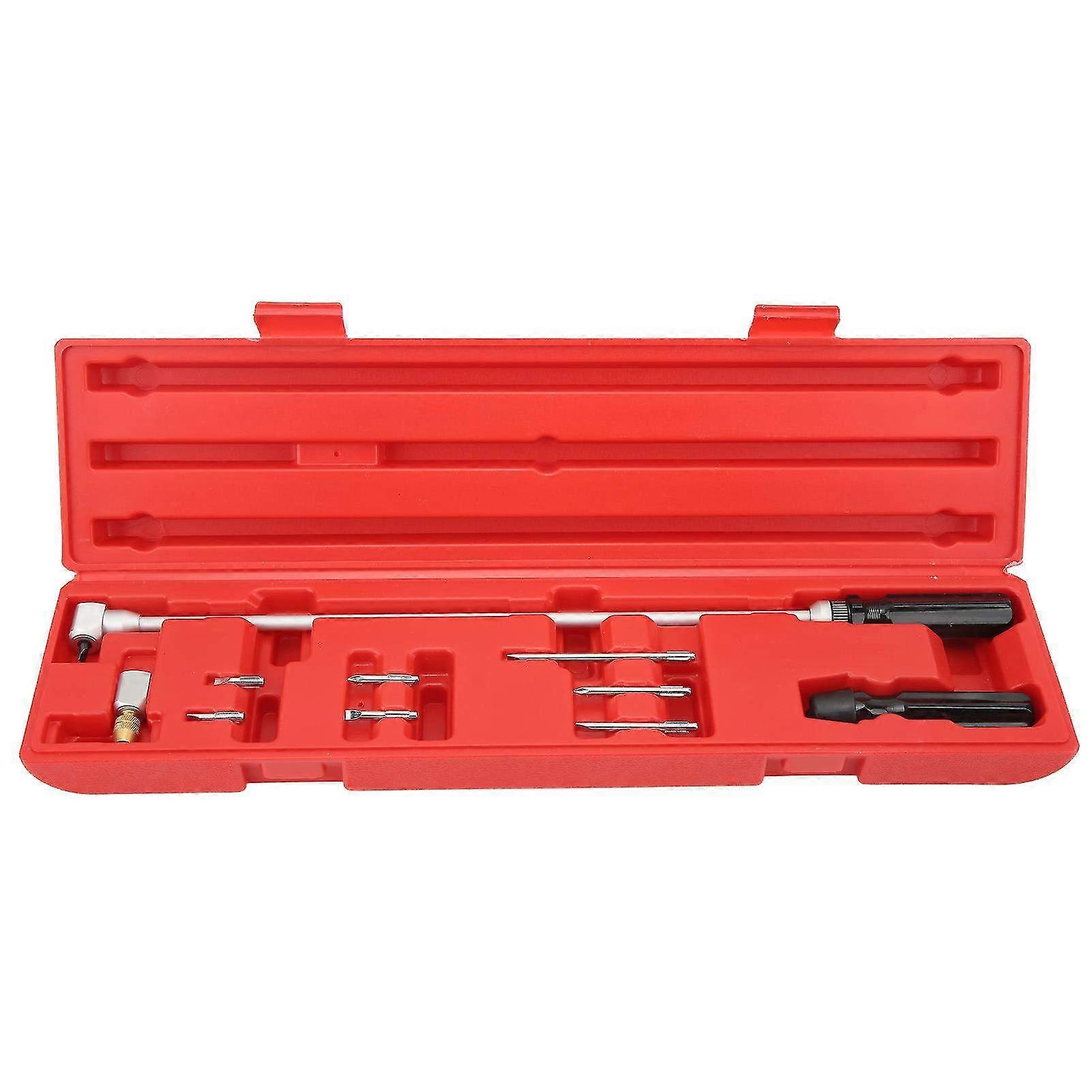 10-Piece Carburetor Adjustment Wrench Tool Set - 90 Degree Bevel Screwdriver for Engine Carb Tune-Up on ATV, UTV & Snowmobile
