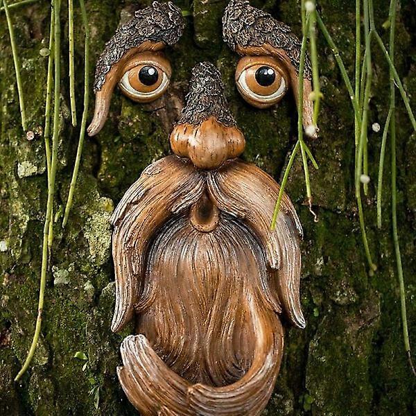 Tree Face Bird Feeder - Resin Bird Feeder - Garden Decor - Tree S