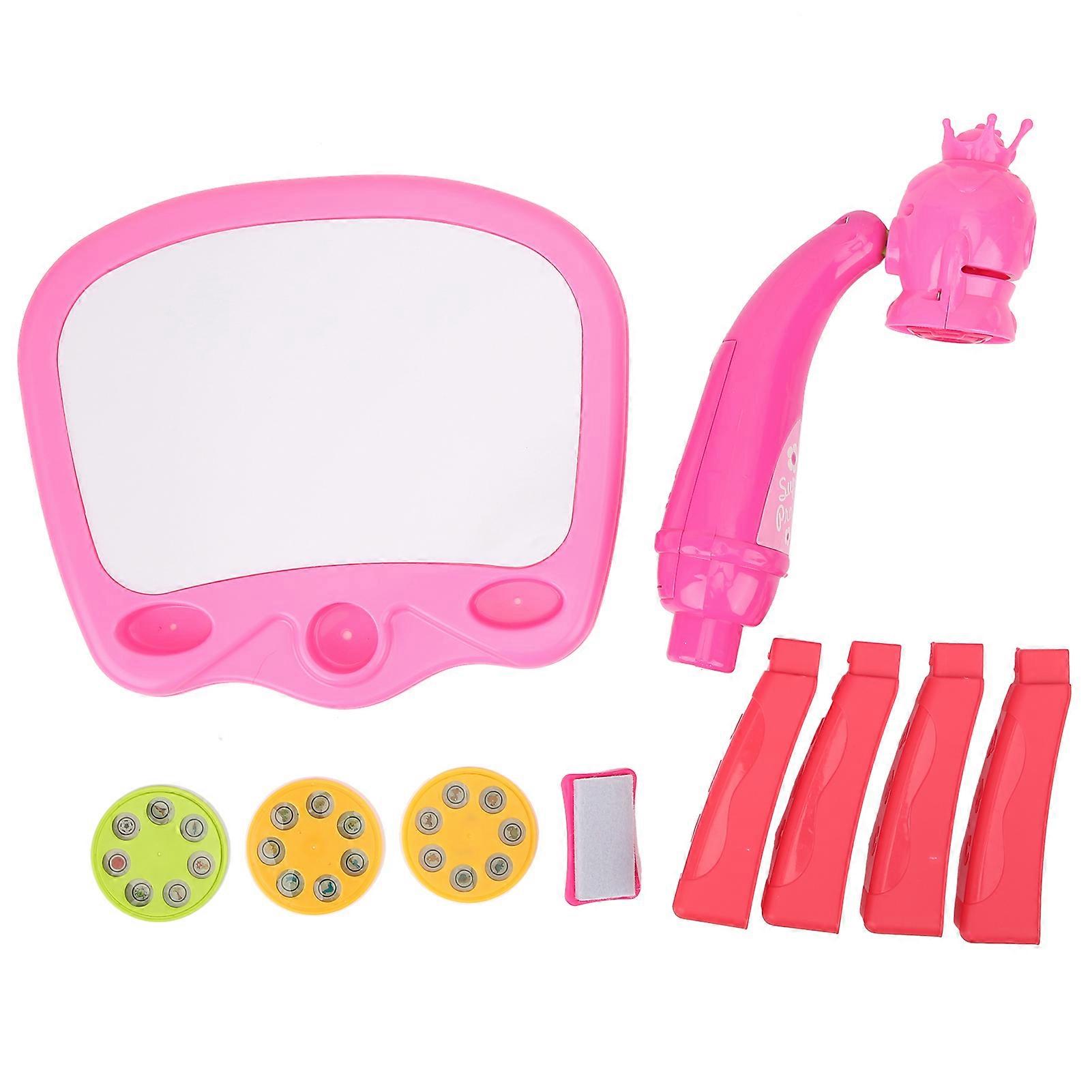 Drawing Projector Toy Electric Painting Drawing Table Projector Toddler Educational ToyPink