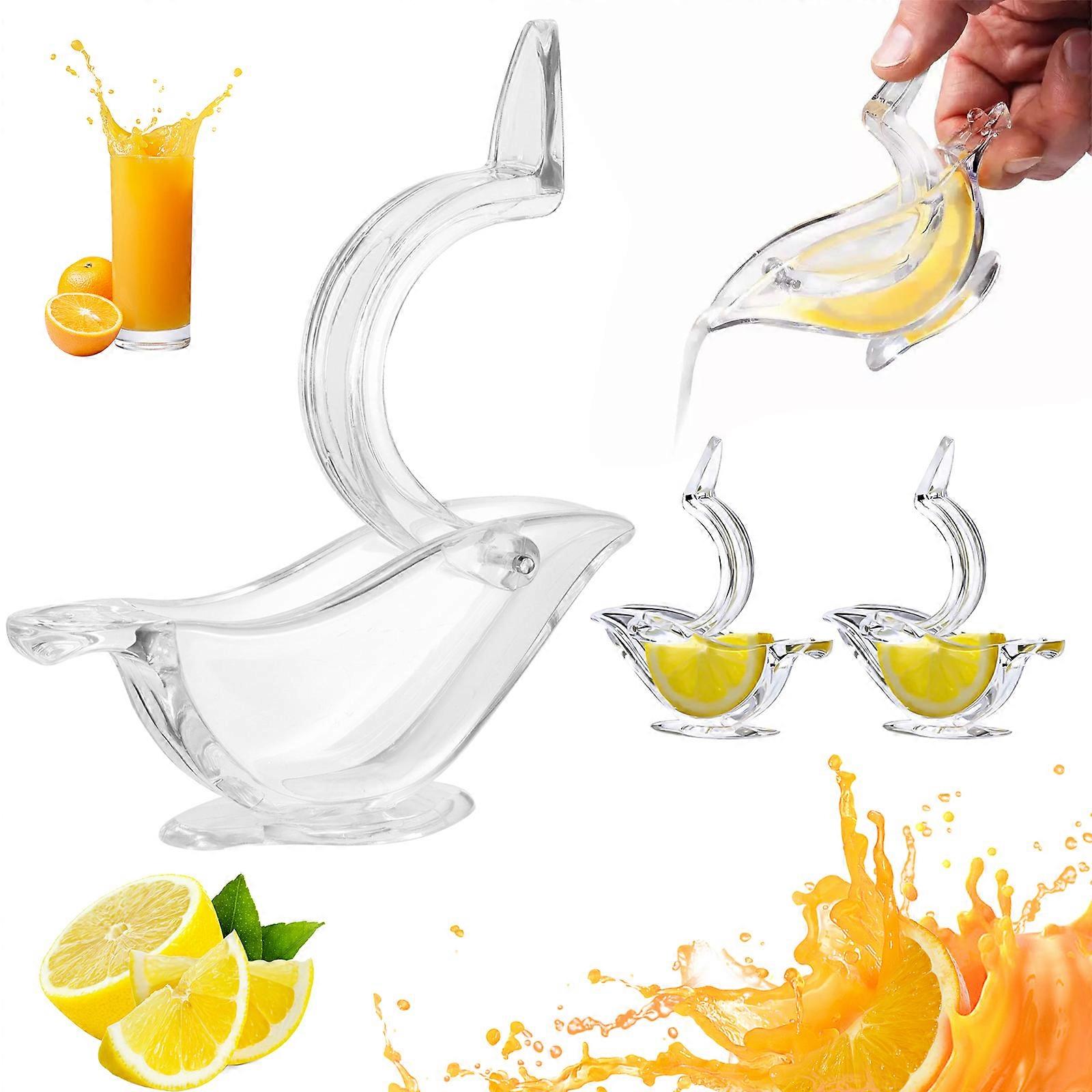 Manual Lemon Juicer - Transparent - 3pc