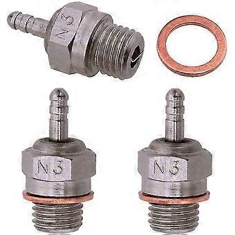 Hot Glow Plugs Hsp 70117 RC Auto LKW Super Duty Buggy Spark Motor3 Stück N3