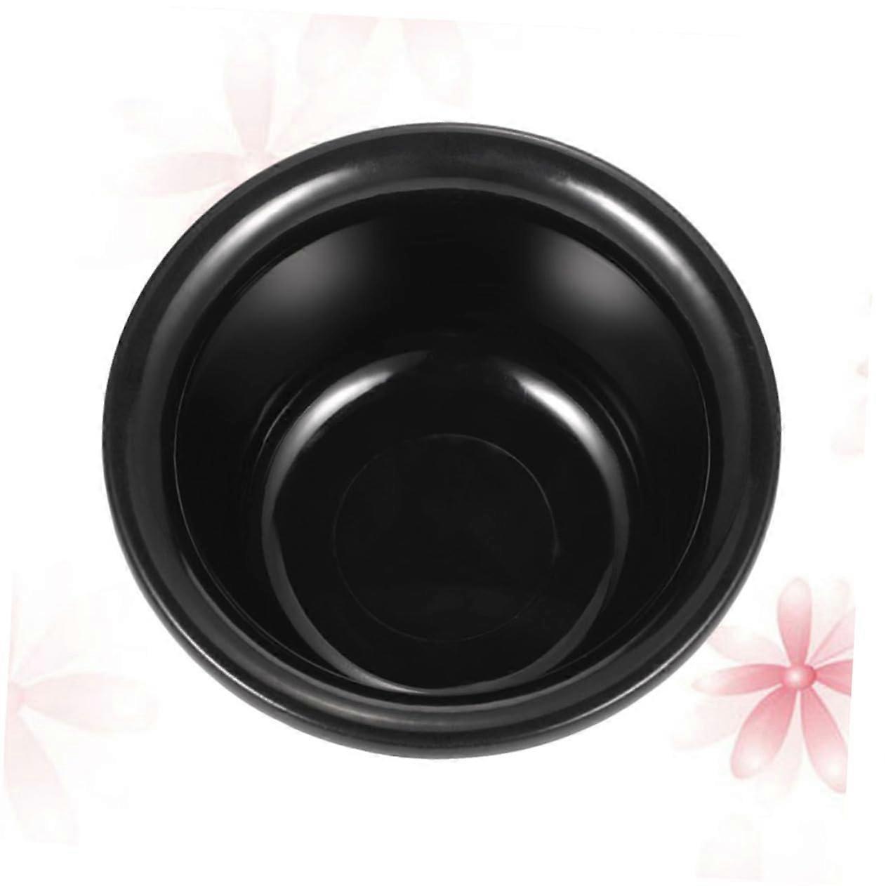 Shaving Bowl Razor Sharp Shaving Brush Cup Plastic Palette Plastic Bowl Shaving Foam Bowl Cup Cream Container Shaving Soap Bowl Black