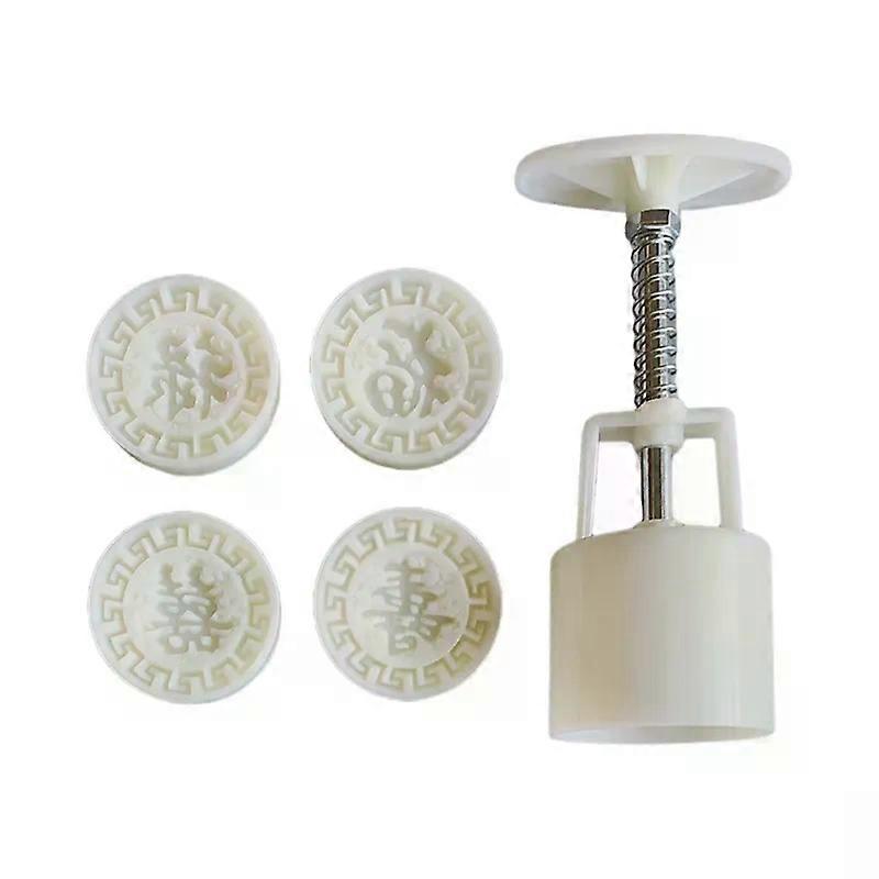 Cake Decoration Tool Mode Thickness Adjustable Pattern DIY Bath Bombs Hand Cutter Chinese Auspicious Sense Kitchen