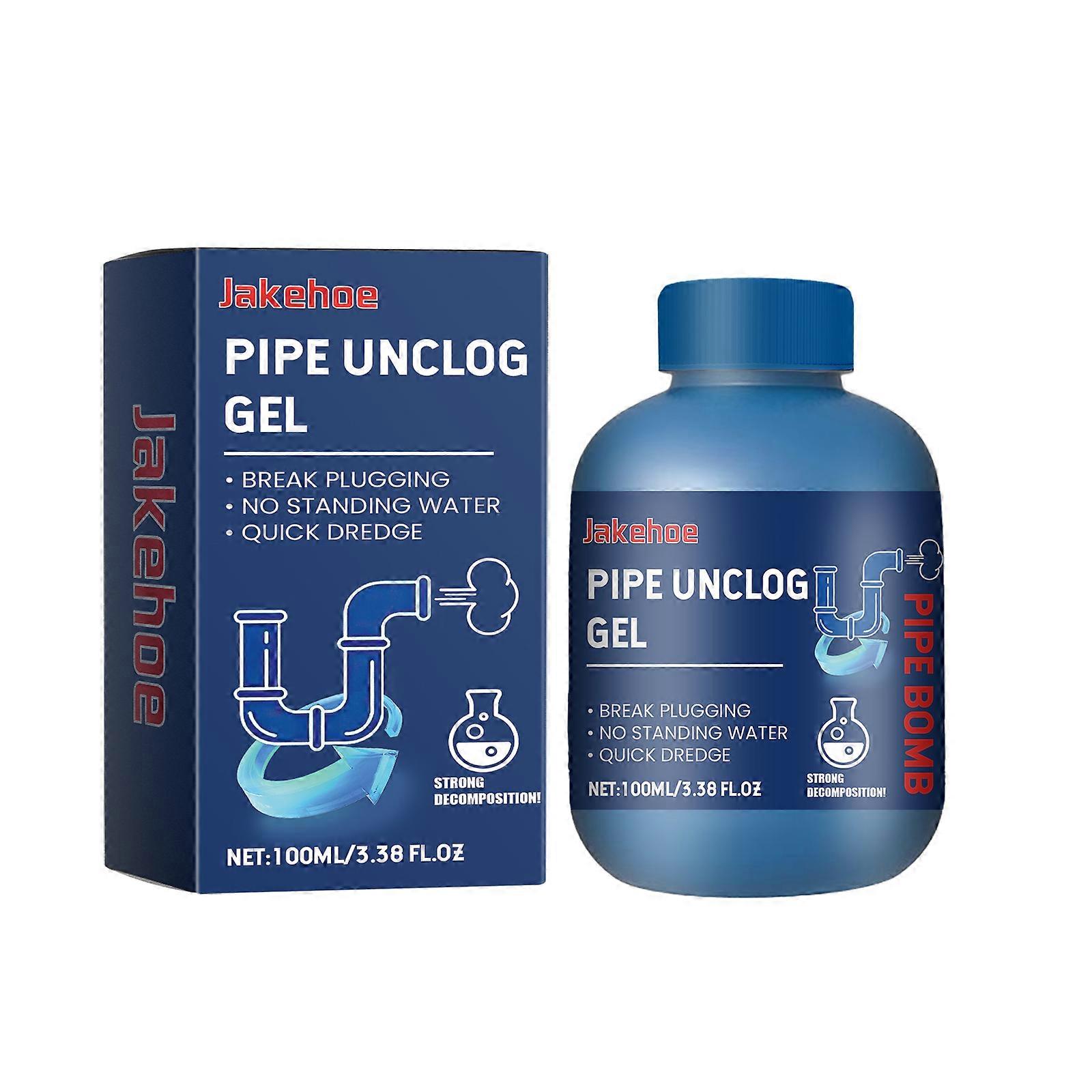 Jakehoe Anti-Blocking Floor Drain Pipe Dredging Agent - Multi-Effect Sewer Unblocking & Dissolving Solution