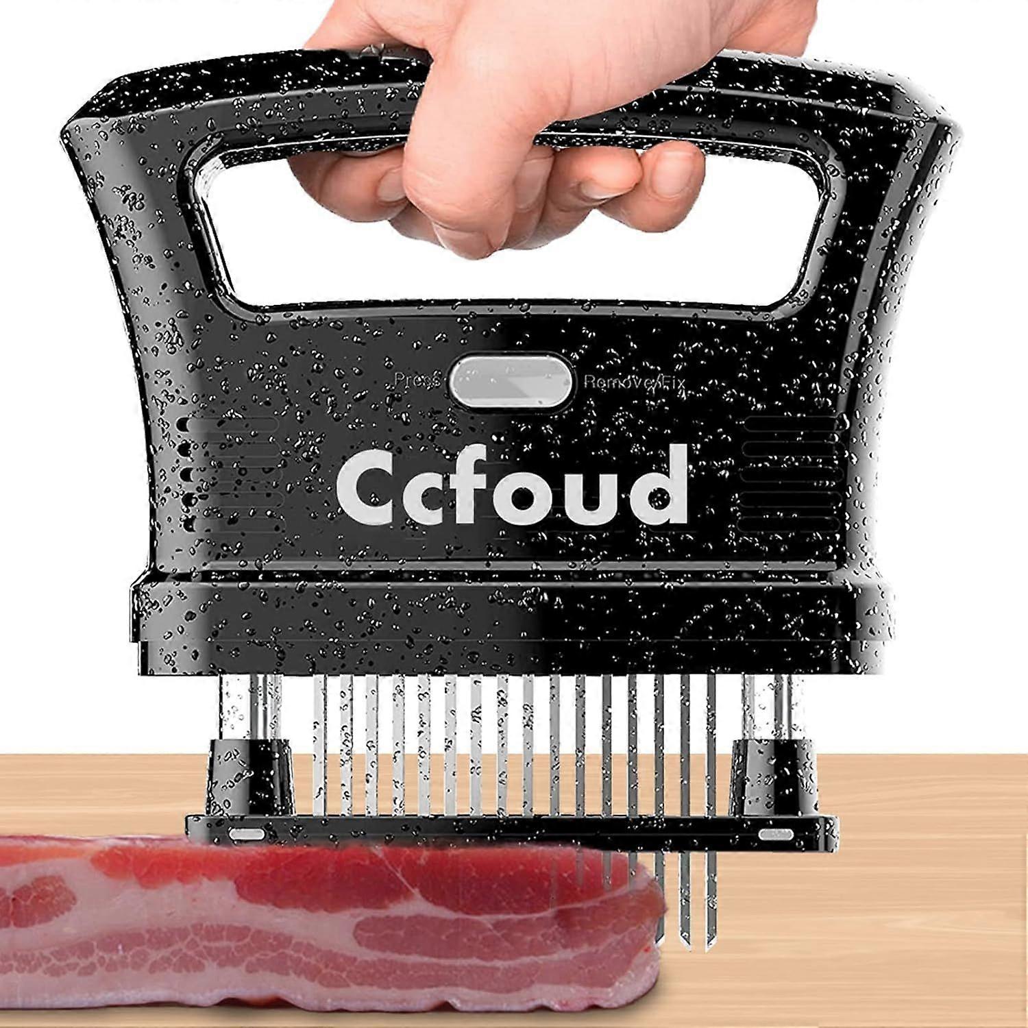 Meat Tenderizer Bigger, Easy to hold large handle,48 Stainless Steel Ultra Sharp