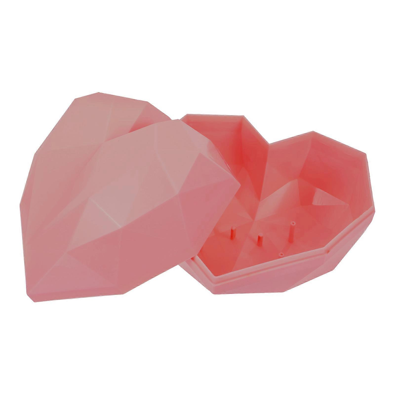 Romantic Valentine's Day Flower Container Heart Shaped Design For Couples 18X18X12CM Stable Placement 1Pack