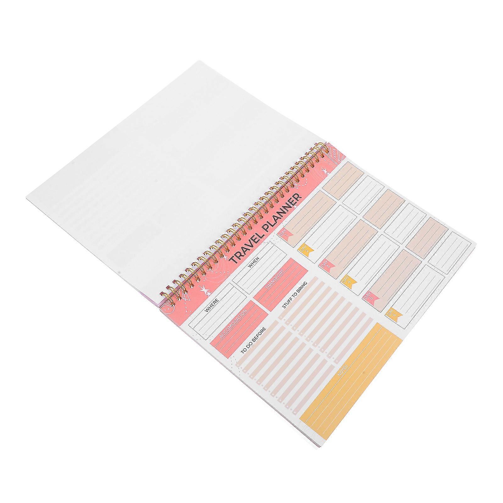1 Book of Planning Pad Travel Note Book Planning Notebook