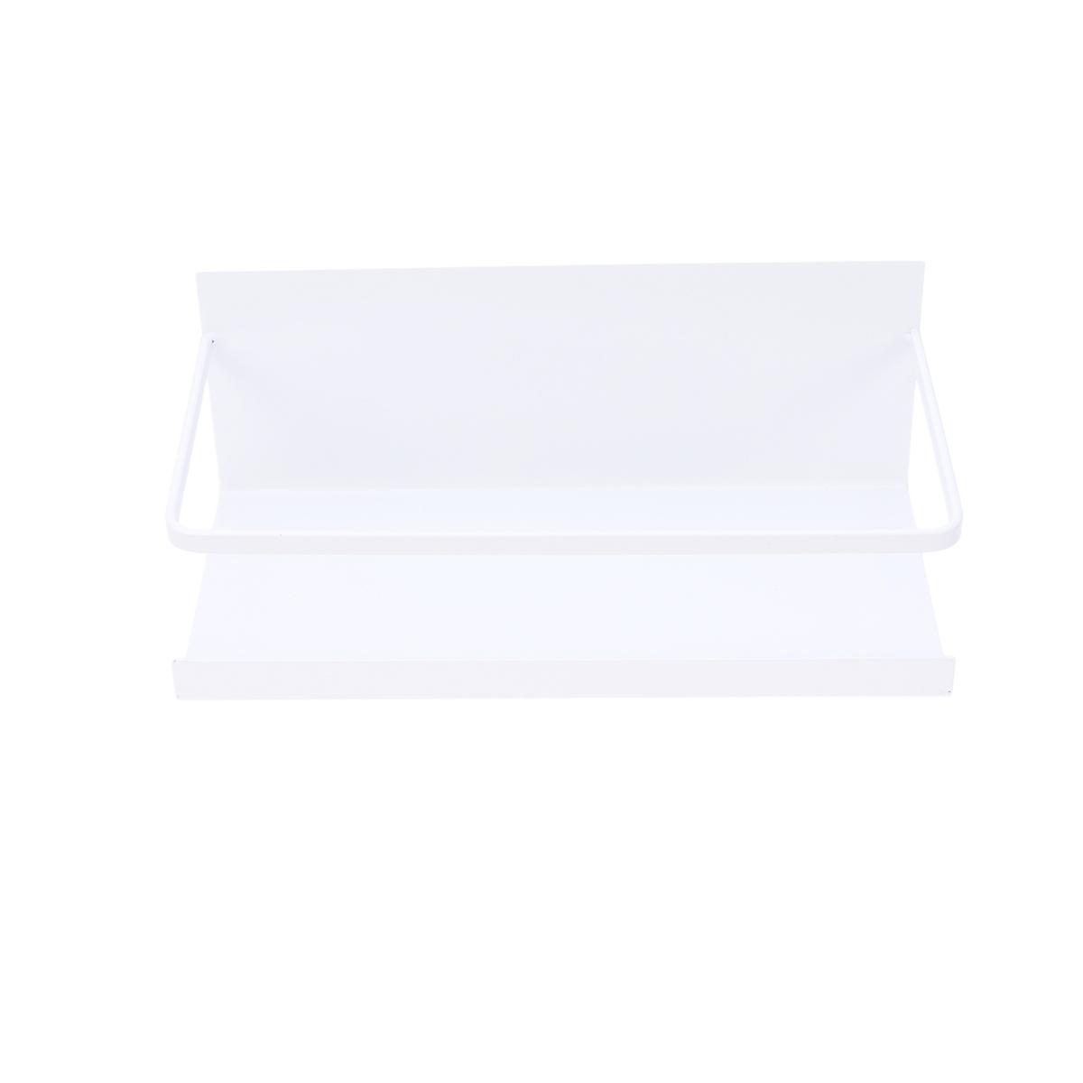 Wall Mountable Cruet Rack With Magnetic Holding For Home Organization 24.5X12X9Cm In Minimalist Style 1Pack