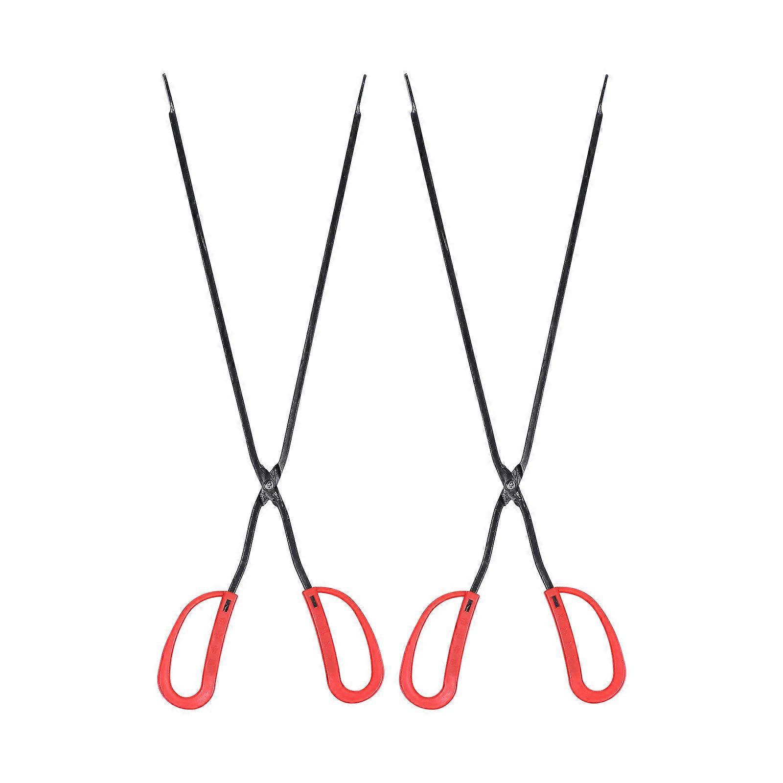 Red Garbage Clamp Briquette Clamp for Home Use 2Pcs