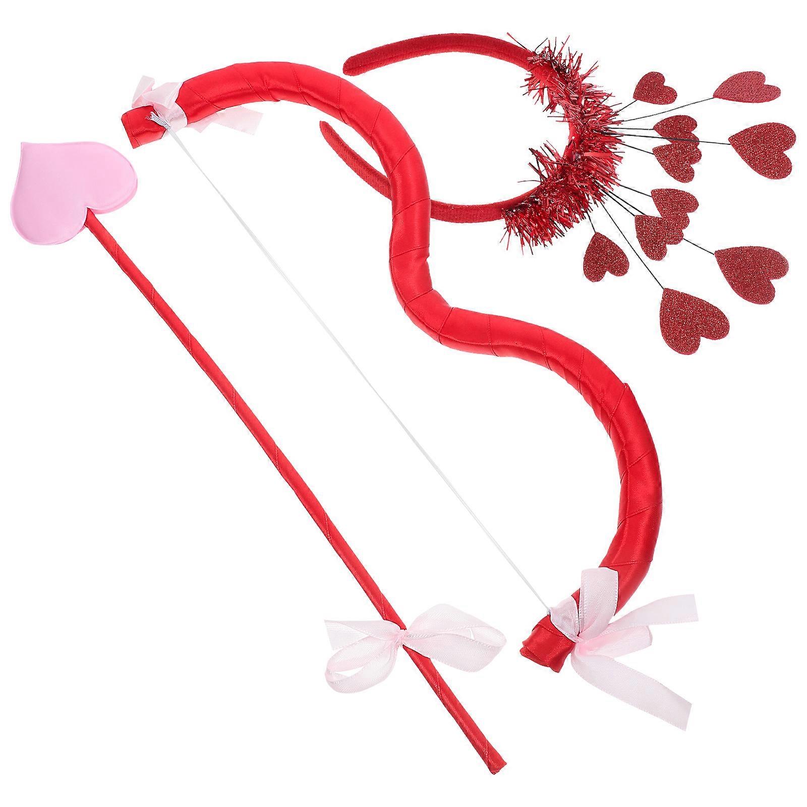 Cupid Bow and Arrow Set for Valentine's Day Party 1Set Costume Accessories