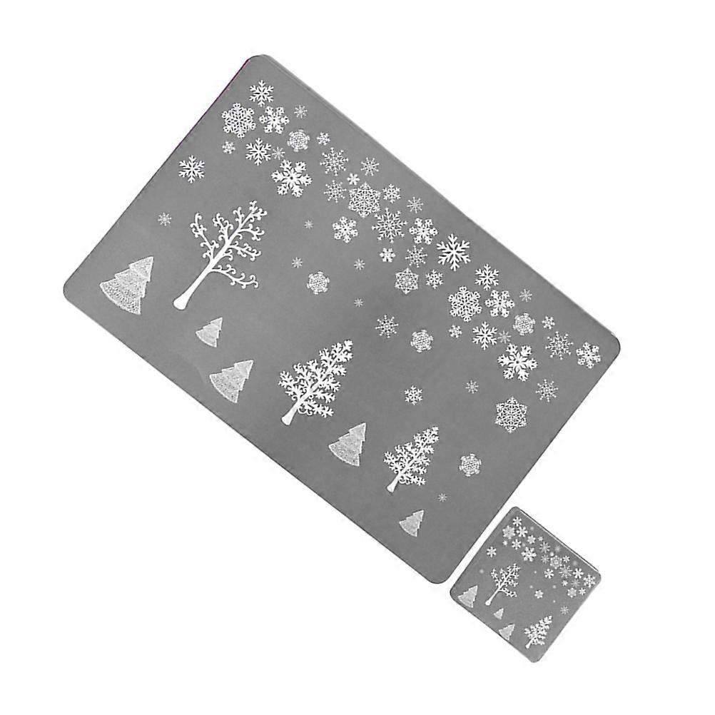 Grey Printed Placemats Set 12Pcs Christmas Theme For Protecting Table Surfaces In Homes And Restaurants