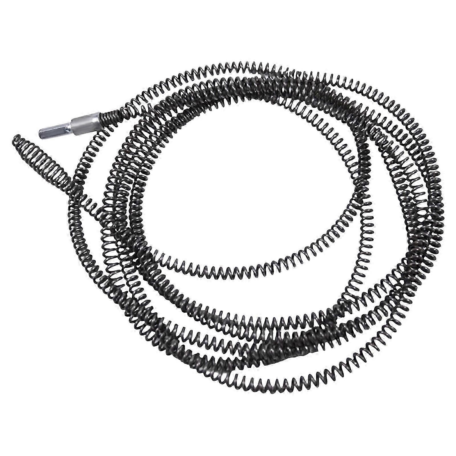 2025 Drain Clog Remover Tool Household Bathroom 10mm Sewer Unblocking Spring Suitable for Pipe Sink Tub Sewer