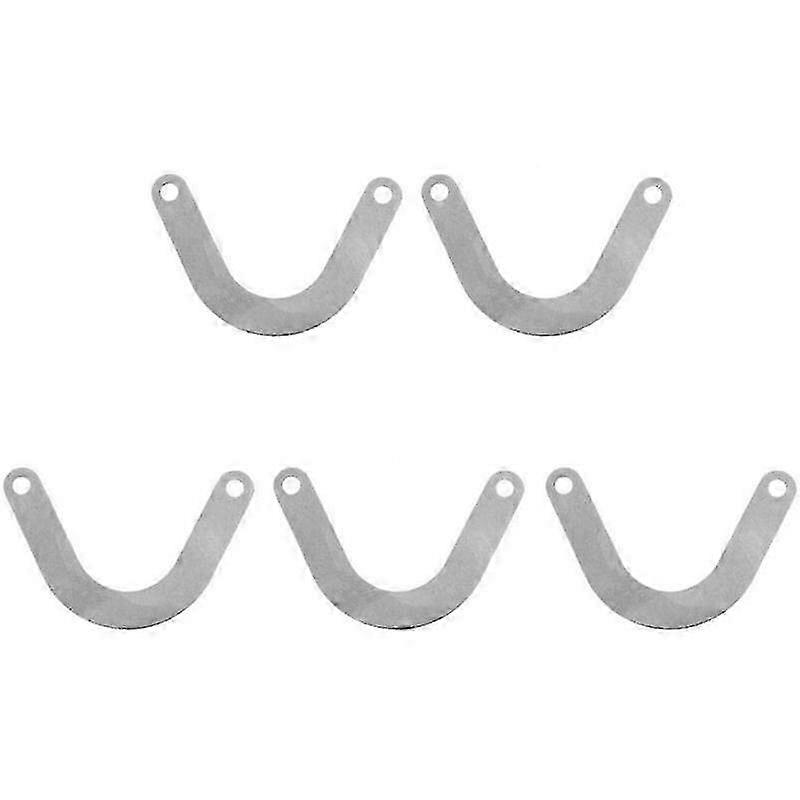 2025 10 Pack U Shaped Metal Valve Plate Metal Air Compressor Fittings Valve Plate 60mm Width Power Tool Parts Accessories