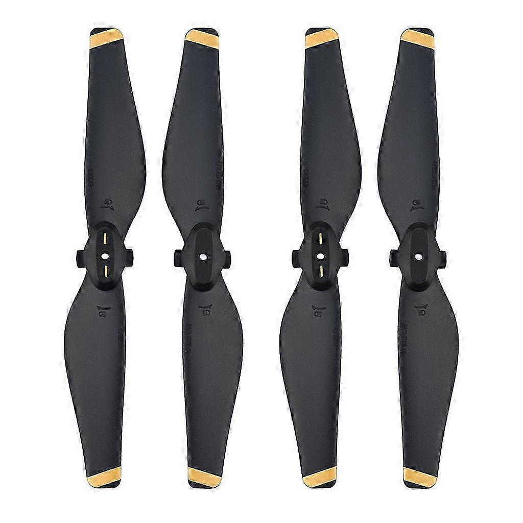 2025 Propellers for Spark Low Noise Antifall Vanes Drones Wing Portable Replacement 2 pairs of gold