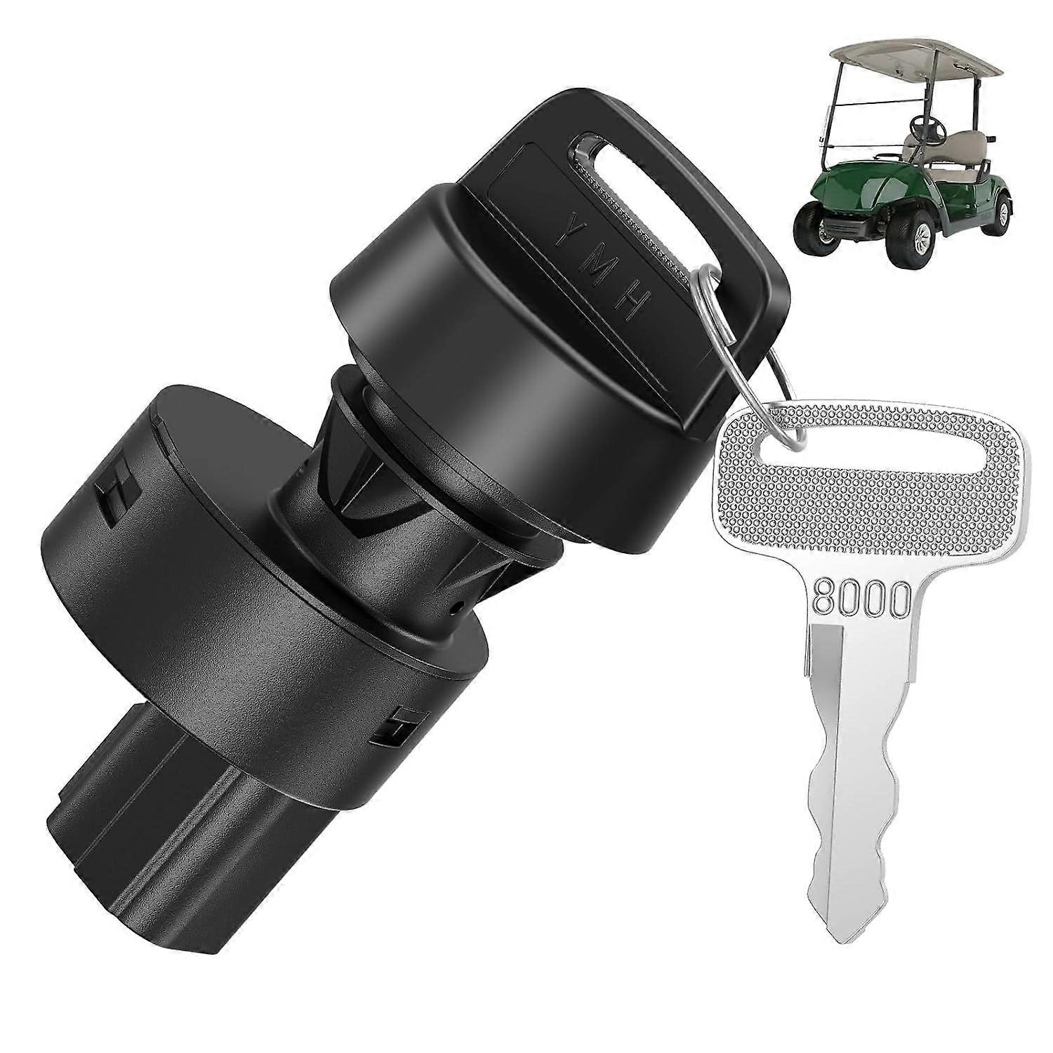 Golf Cart Ignition Key Switch Assembly, Suitable for Yamaha G22 G29 Drive,Drive 2 Electric